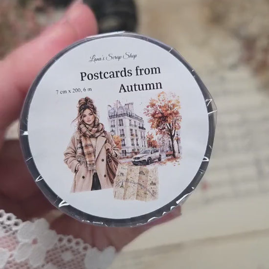 Postcards from Autumn - PET Tape | Scrapbooking & Journaling