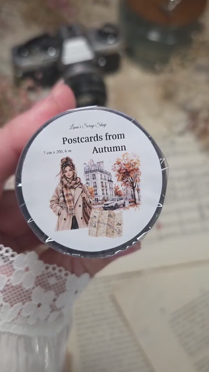 Postcards from Autumn - PET Tape | Scrapbooking & Journaling