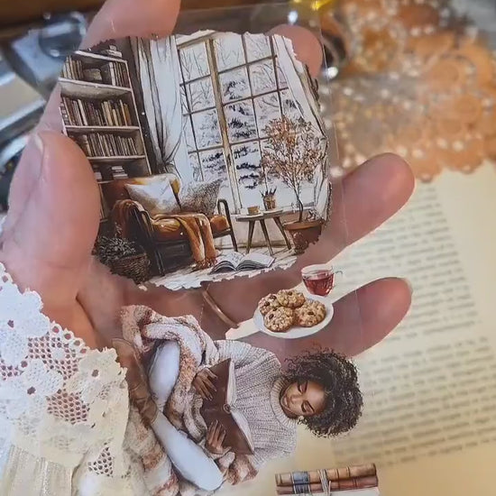 Winter Reading and Christmas Girls - PET Tape | Scrapbooking & Journaling