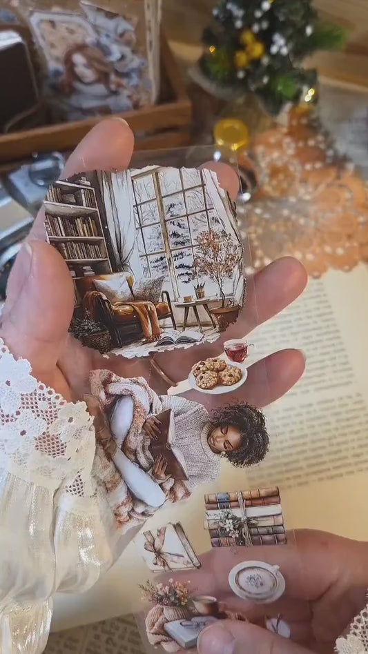 Winter Reading and Christmas Girls - PET Tape | Scrapbooking & Journaling