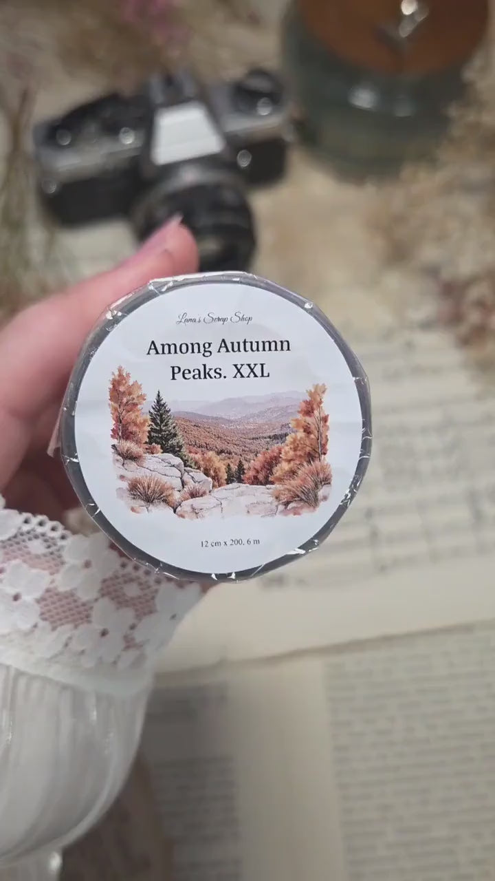 Among Autumn Peaks XXL - PET Tape | Scrapbooking & Journaling