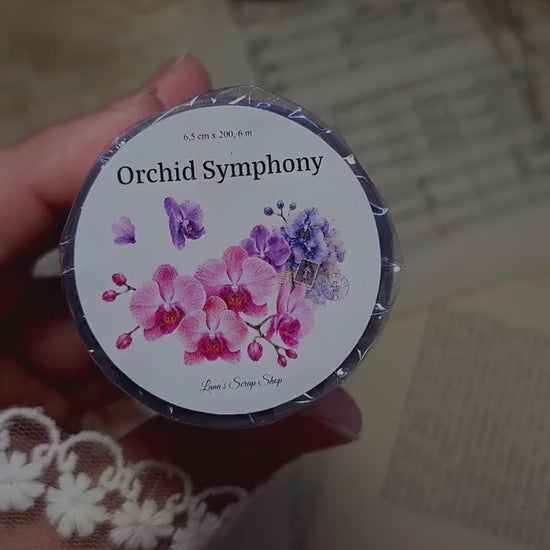 Orchid Symphony - PET Tape |  Scrapbooking & Journaling Supplies