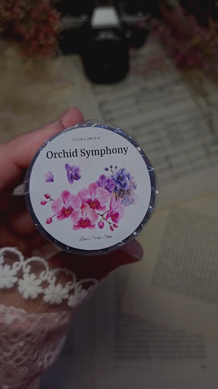 Orchid Symphony - PET Tape |  Scrapbooking & Journaling Supplies