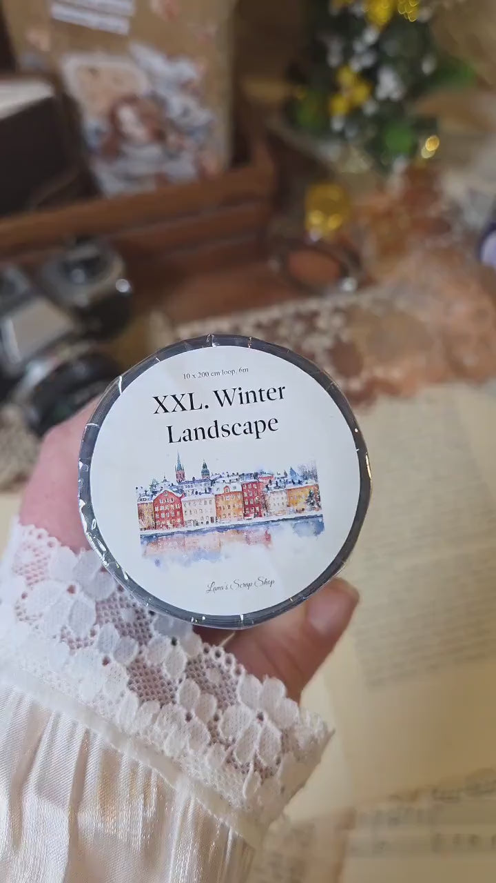 Winter Landscape XXL - PET Tape | Scrapbooking & Journaling