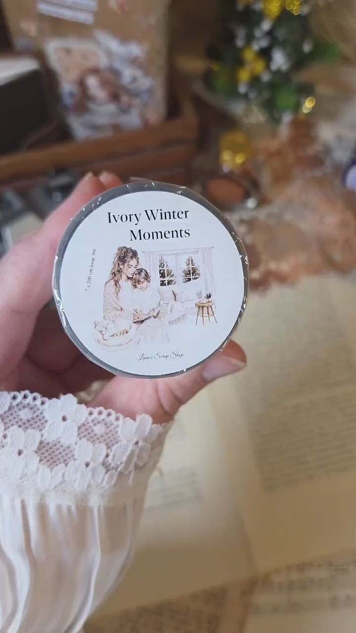 Ivory Winter Moments - PET Tape | Scrapbooking & Journaling