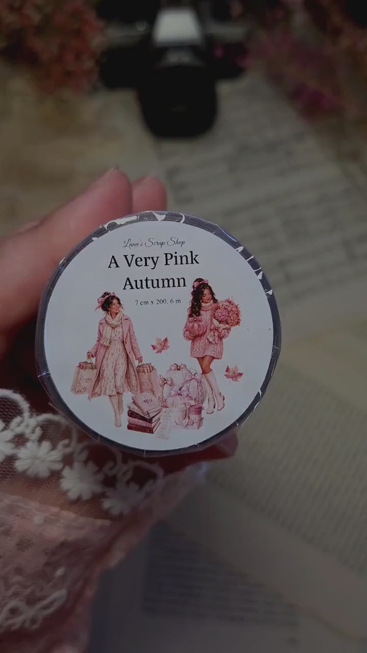 A Very Pink Autumn - PET Tape |  Scrapbooking & Journaling Supplies