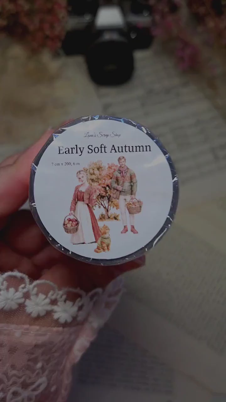 Early Soft Autumn - PET Tape |  Scrapbooking & Journaling Supplies