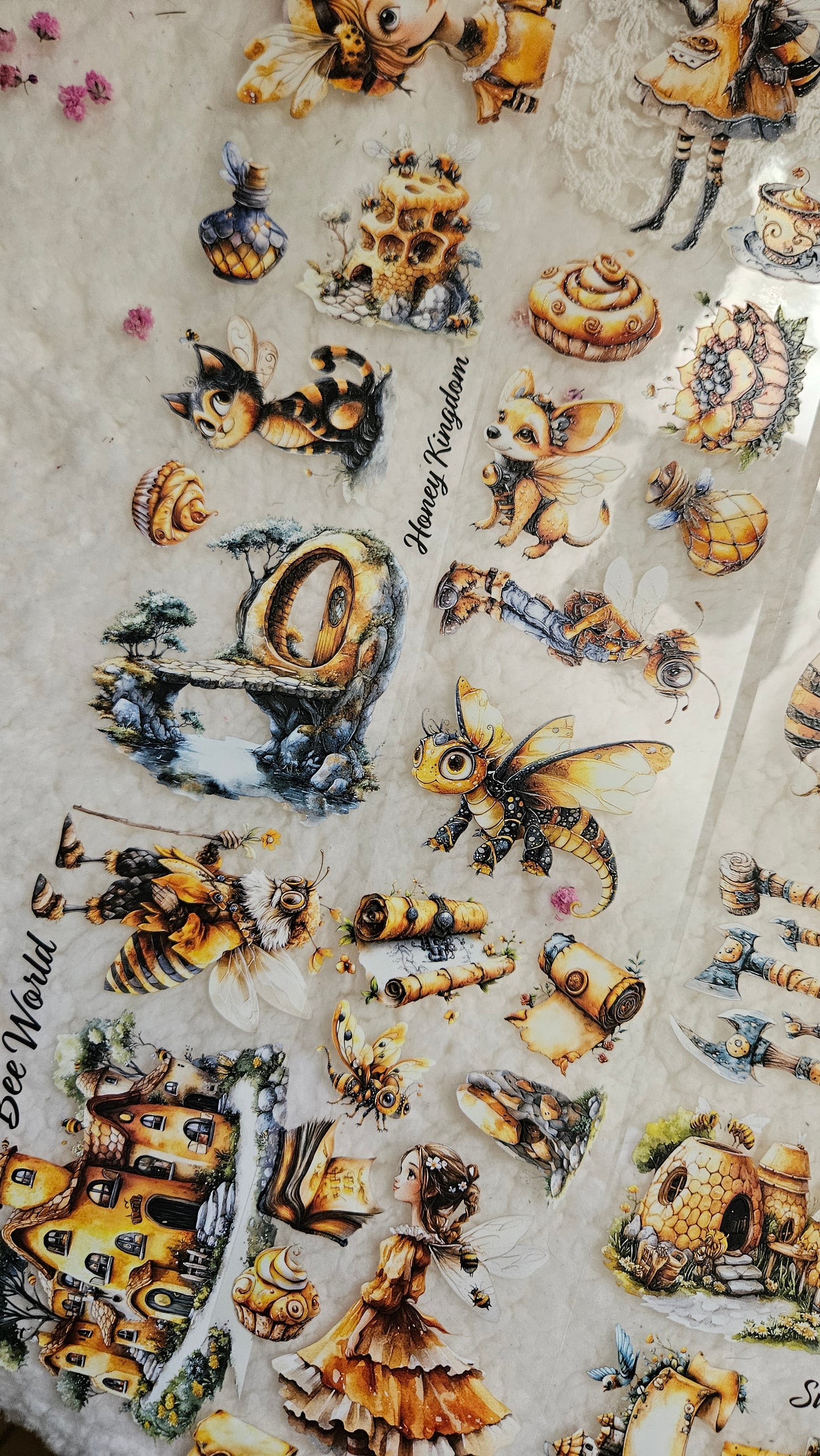 Honey Kingdom, Crystal Ink, PET TAPE, 7 cm wide