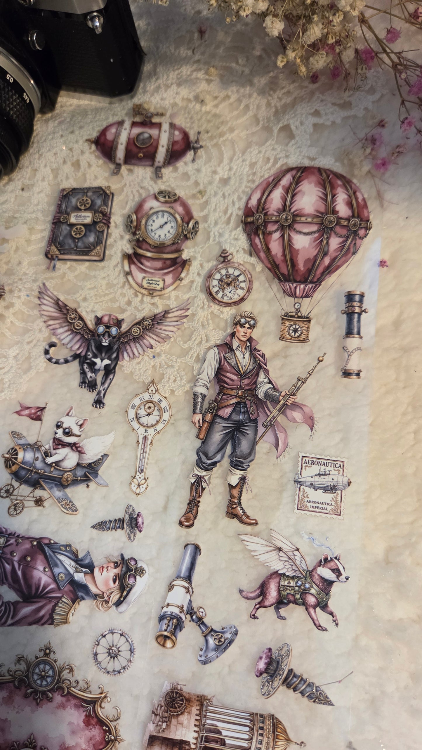 Chronicles of Aetherium, Crystal Ink, PET TAPE, 7 cm wide