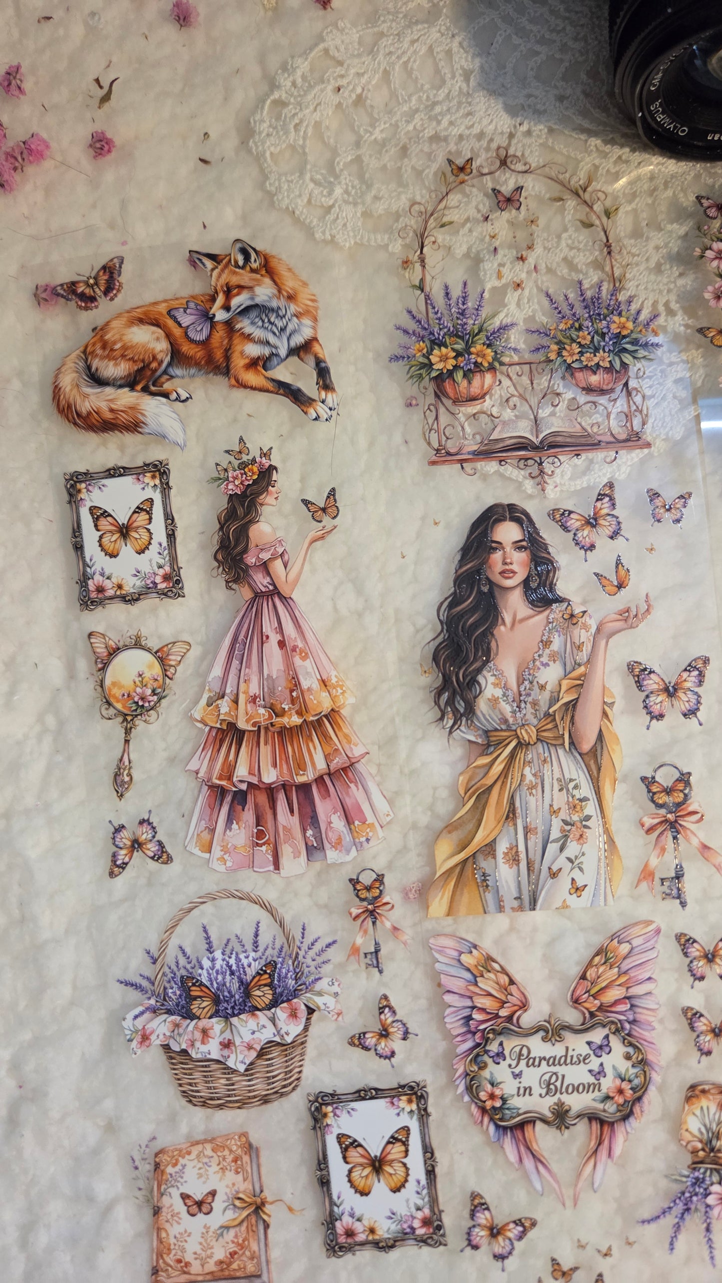 The Walts of Thousands Wings, Crystal Ink, PET TAPE, 7 cm wide