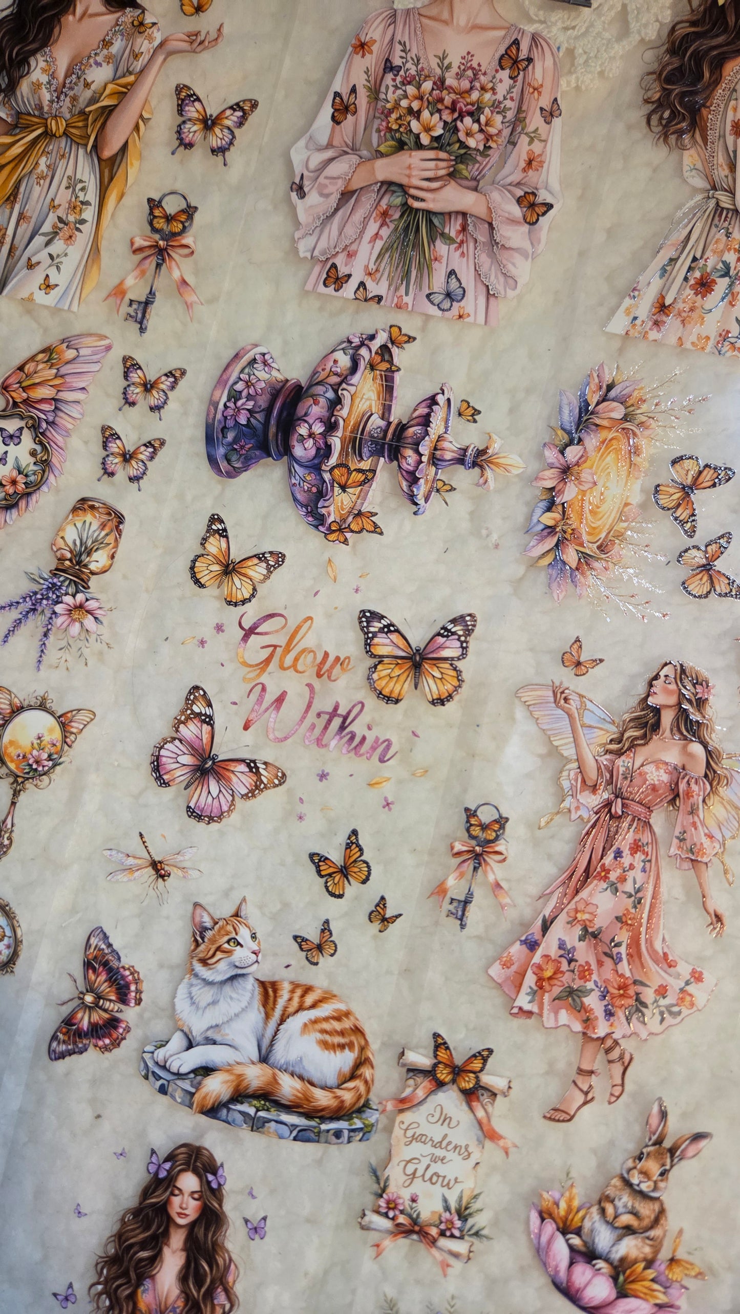 The Walts of Thousands Wings, Crystal Ink, PET TAPE, 7 cm wide