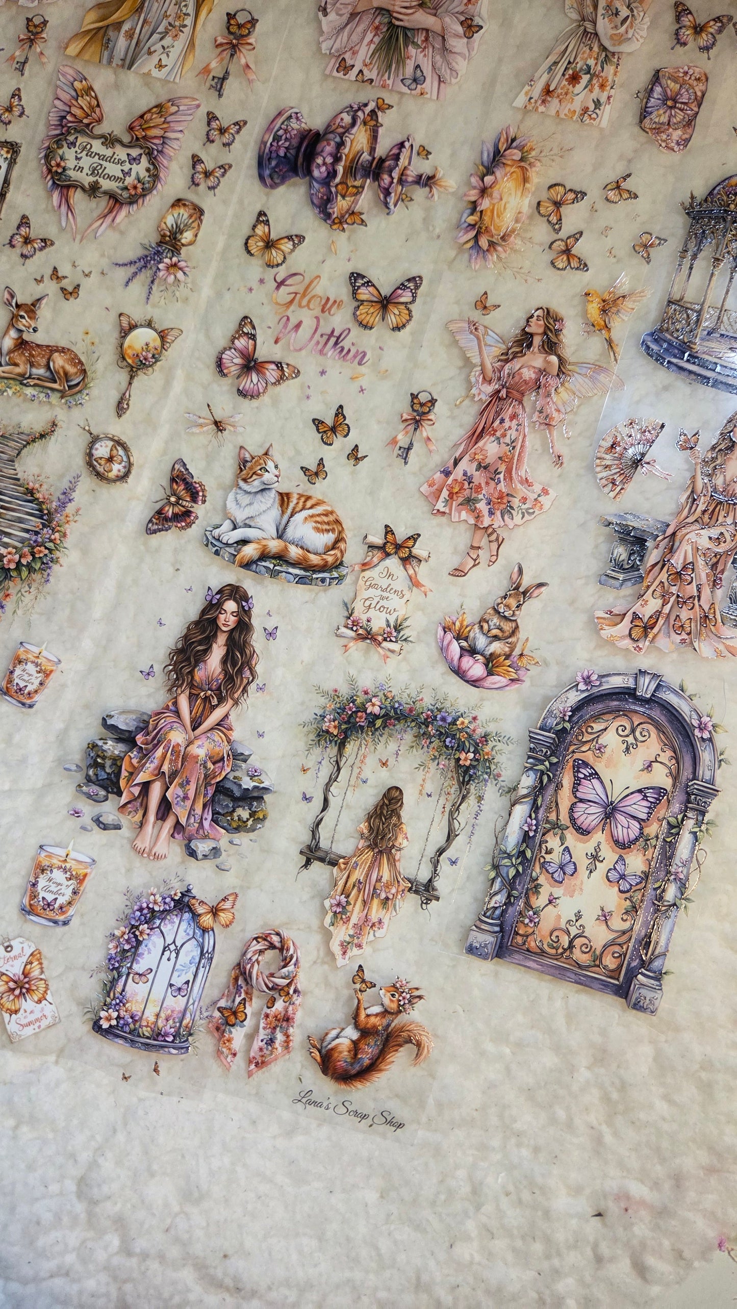 The Walts of Thousands Wings, Crystal Ink, PET TAPE, 7 cm wide