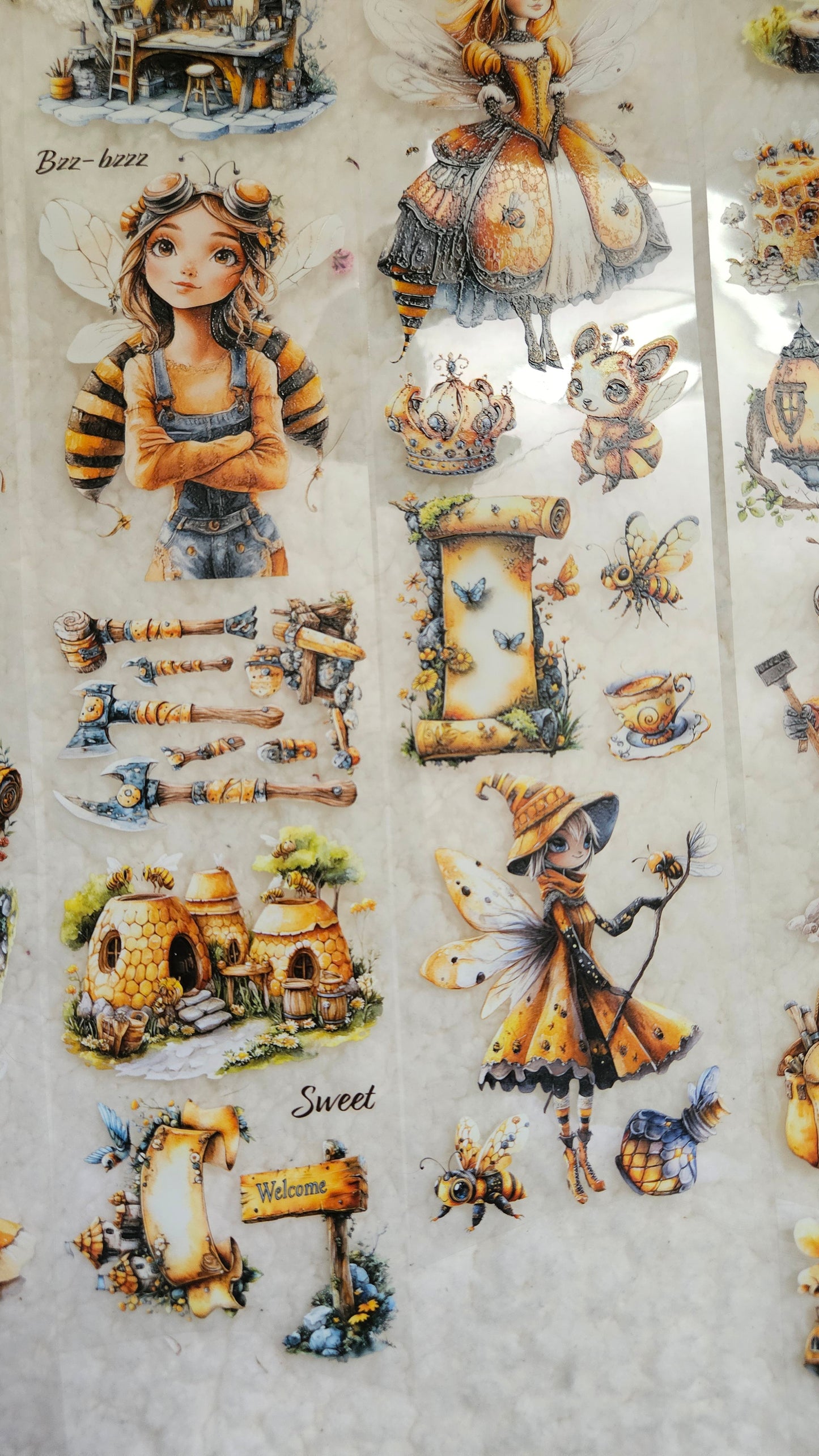 Honey Kingdom, Crystal Ink, PET TAPE, 7 cm wide