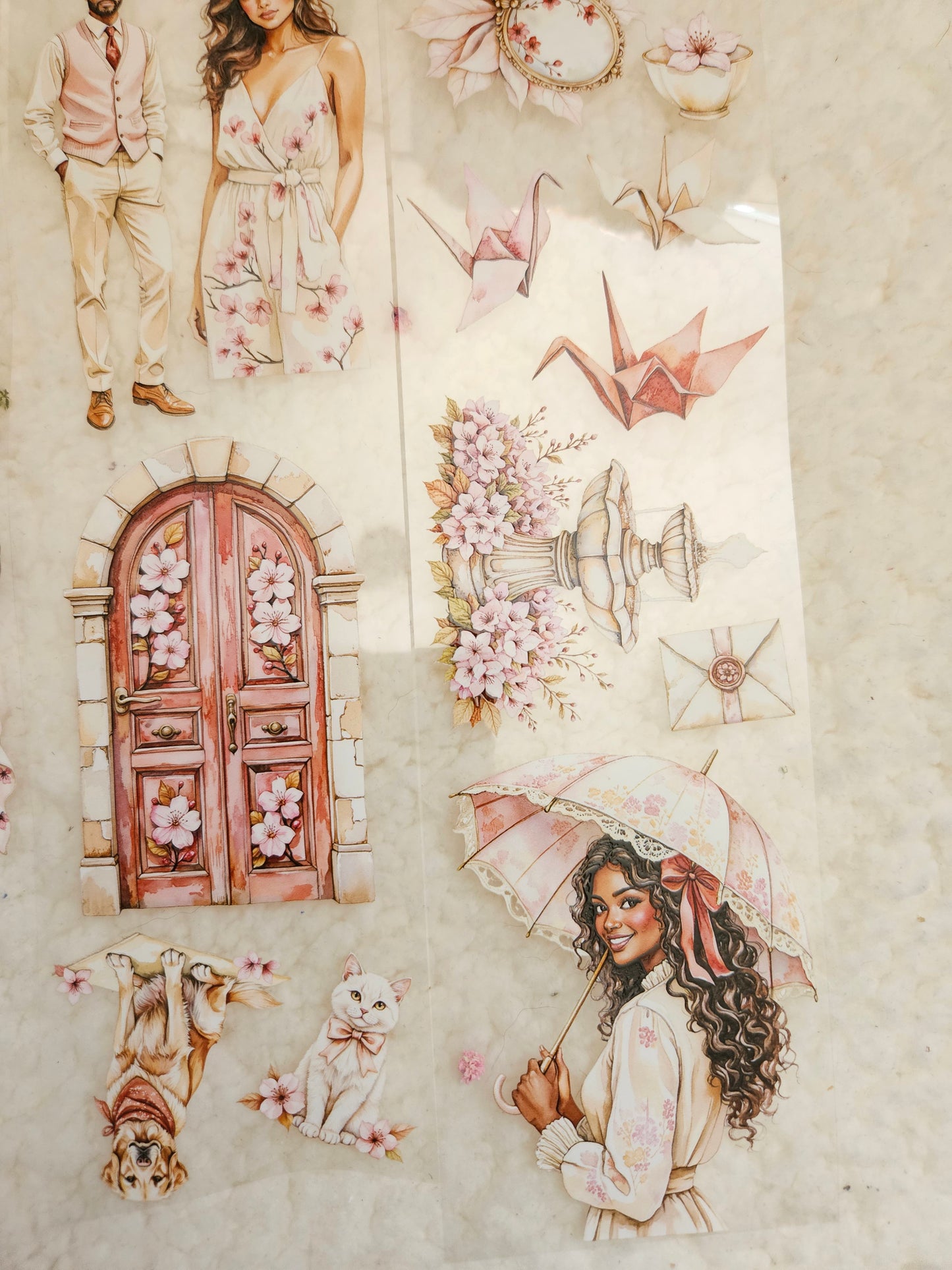 Sakura Ineffabilis, Crystal Ink, PET TAPE, 7 cm wide