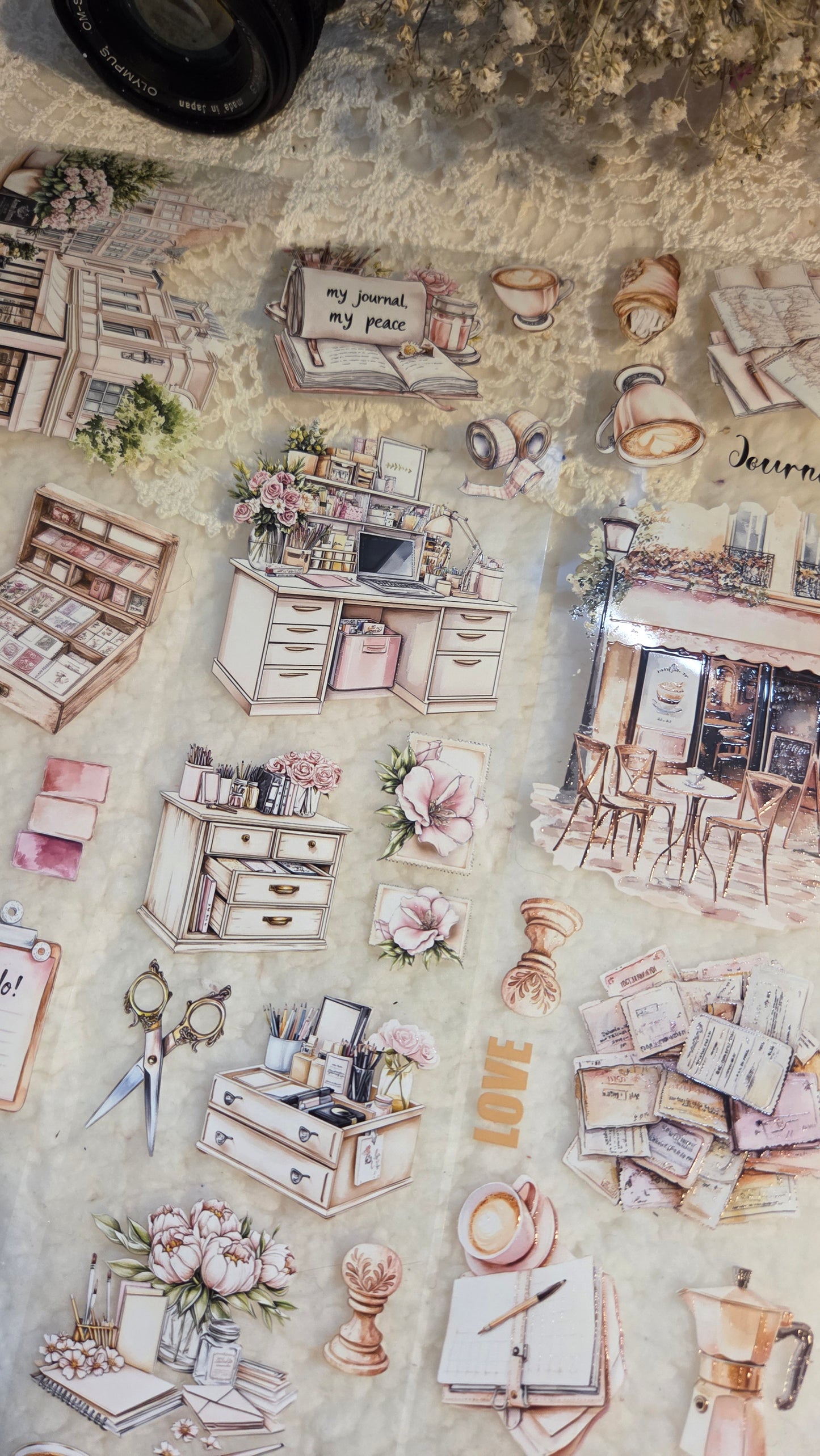 My Journaling Joy, Crystal Ink, PET TAPE, 7 cm wide