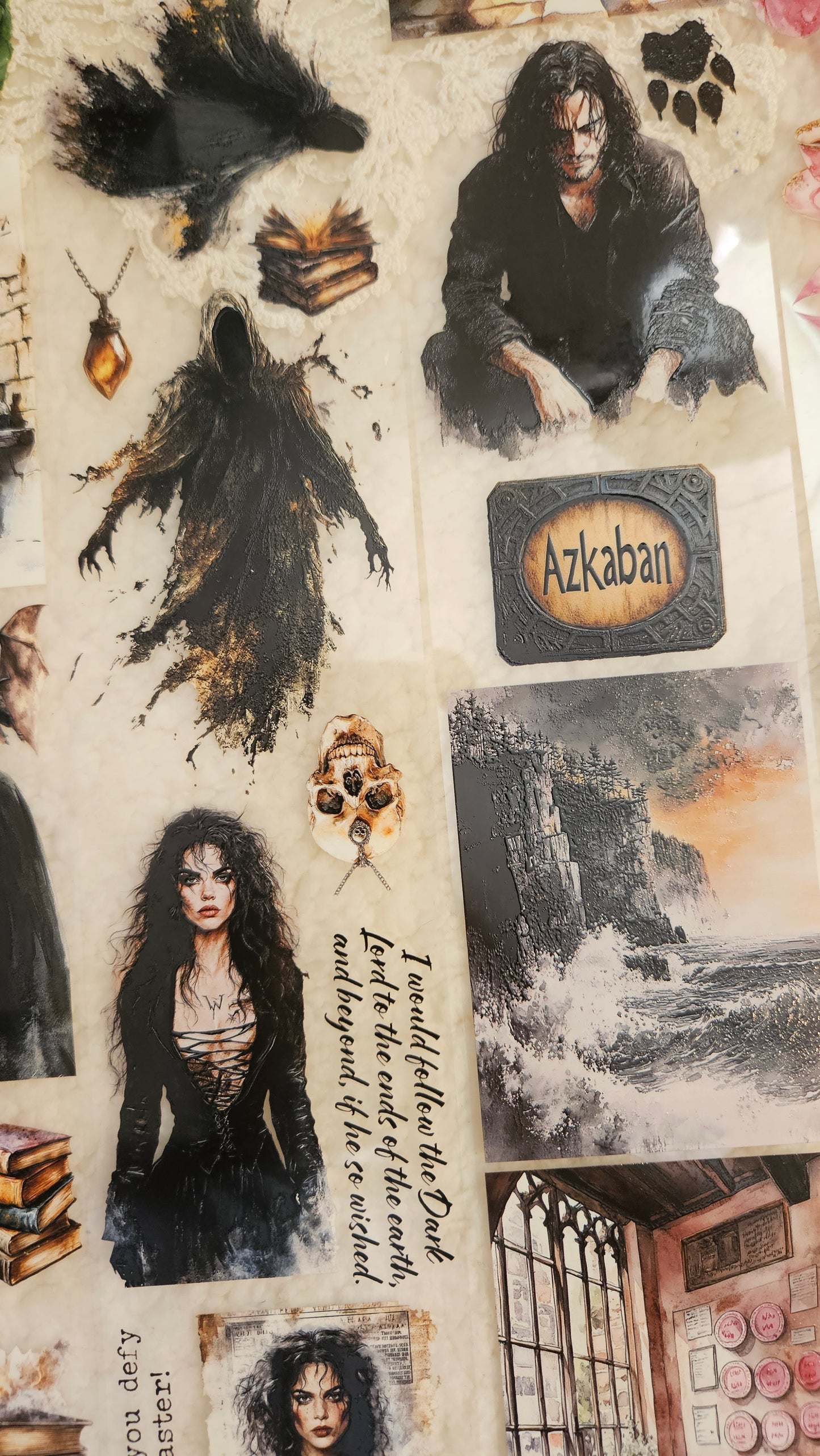 Dark Characters from Harry Potter, Crystal Ink, PET TAPE, 7 cm wide