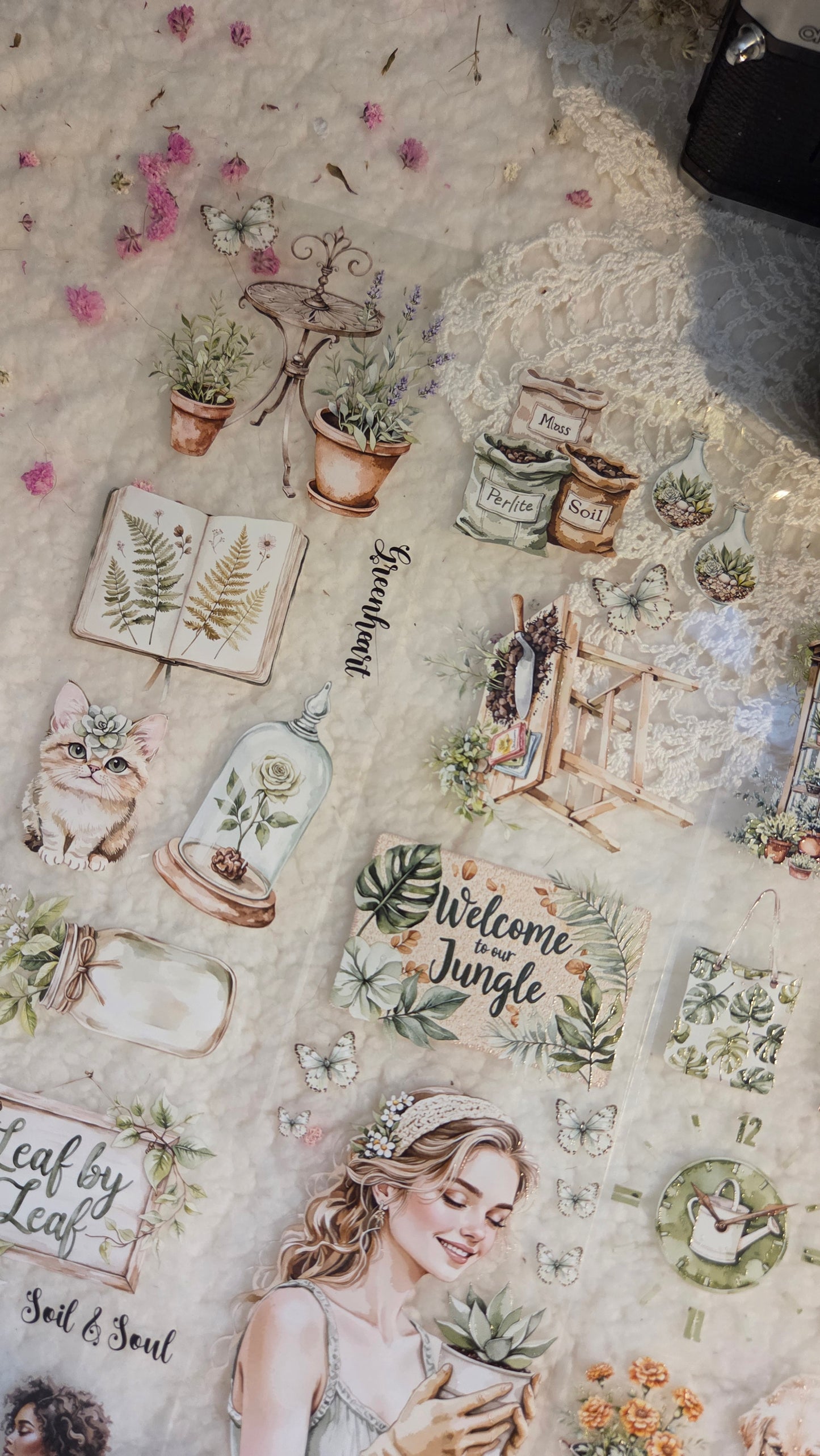 My Little Jungle, Crystal Ink, PET TAPE, 7 cm wide