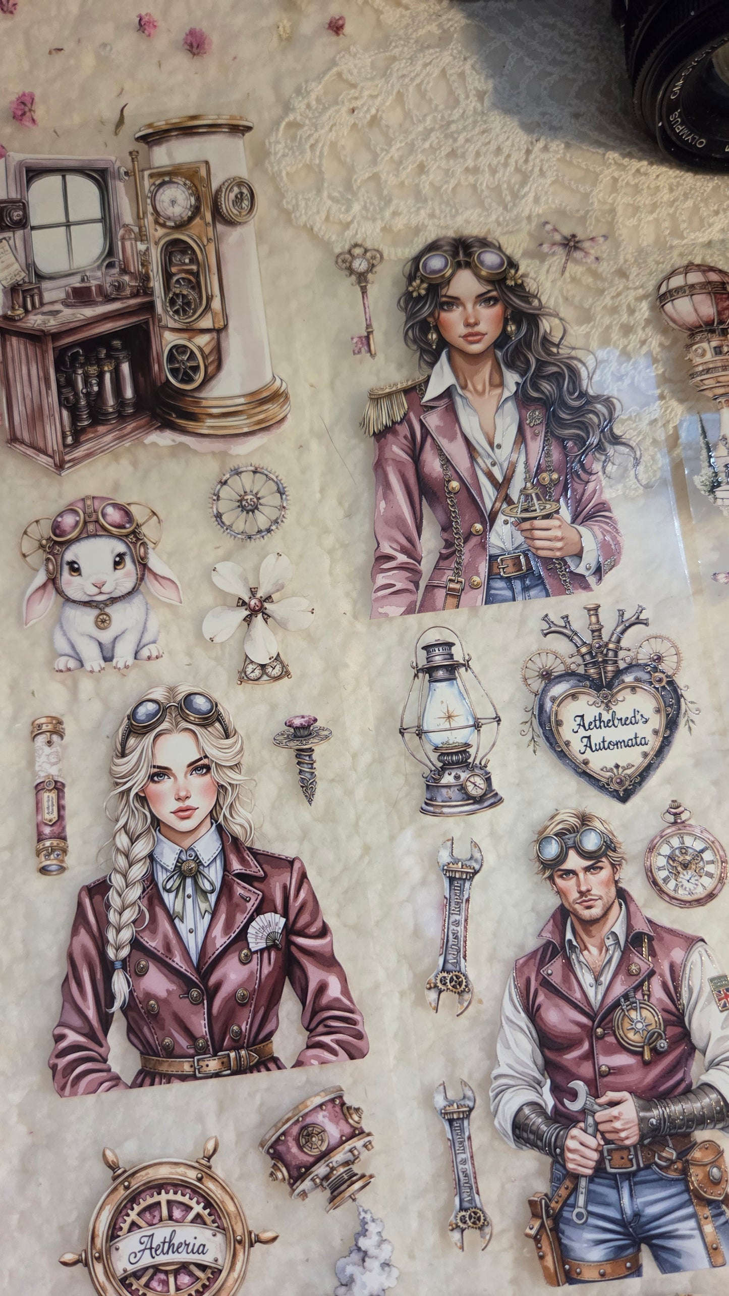 Chronicles of Aetherium, Crystal Ink, PET TAPE, 7 cm wide