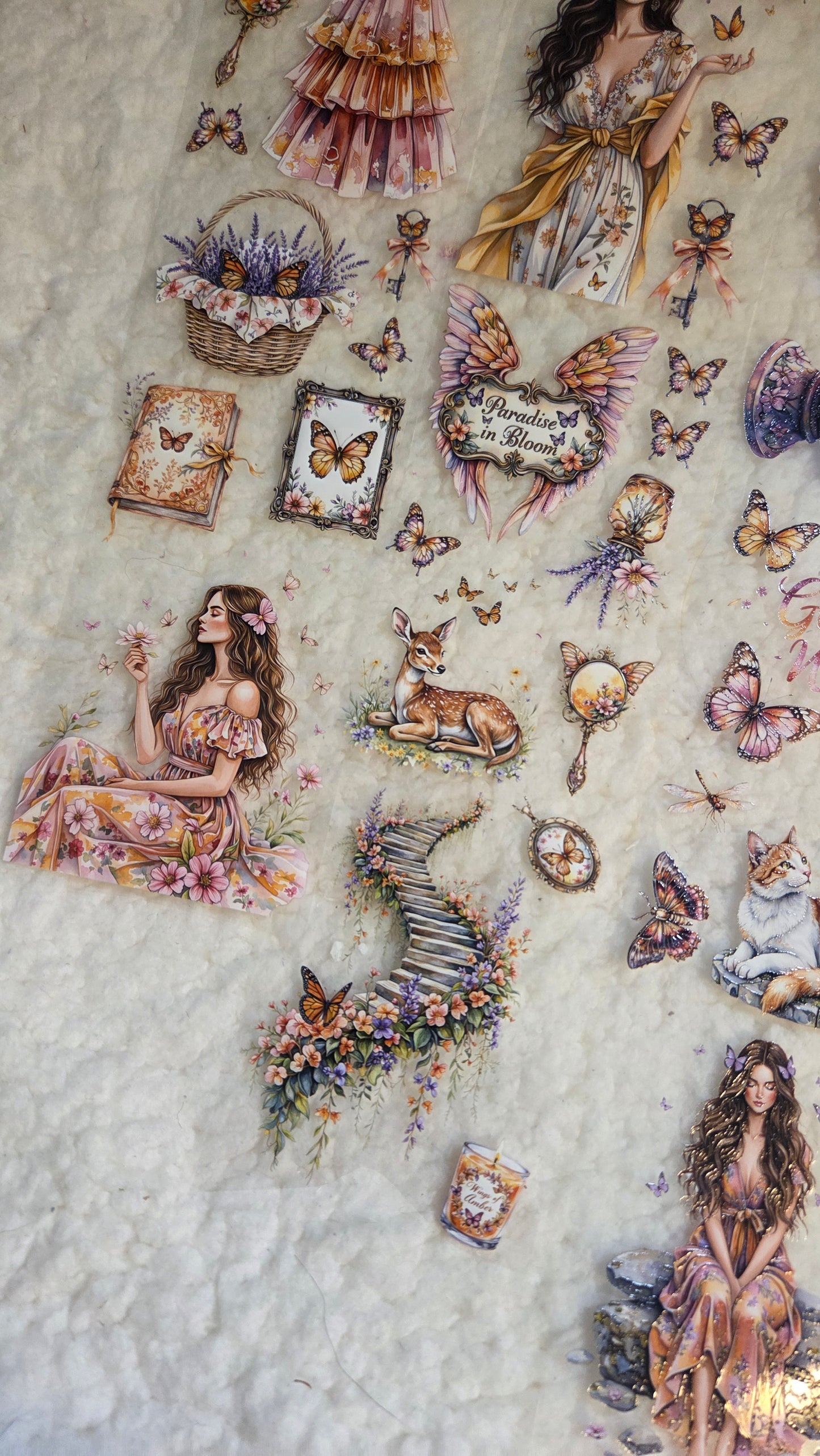 The Walts of Thousands Wings, Crystal Ink, PET TAPE, 7 cm wide