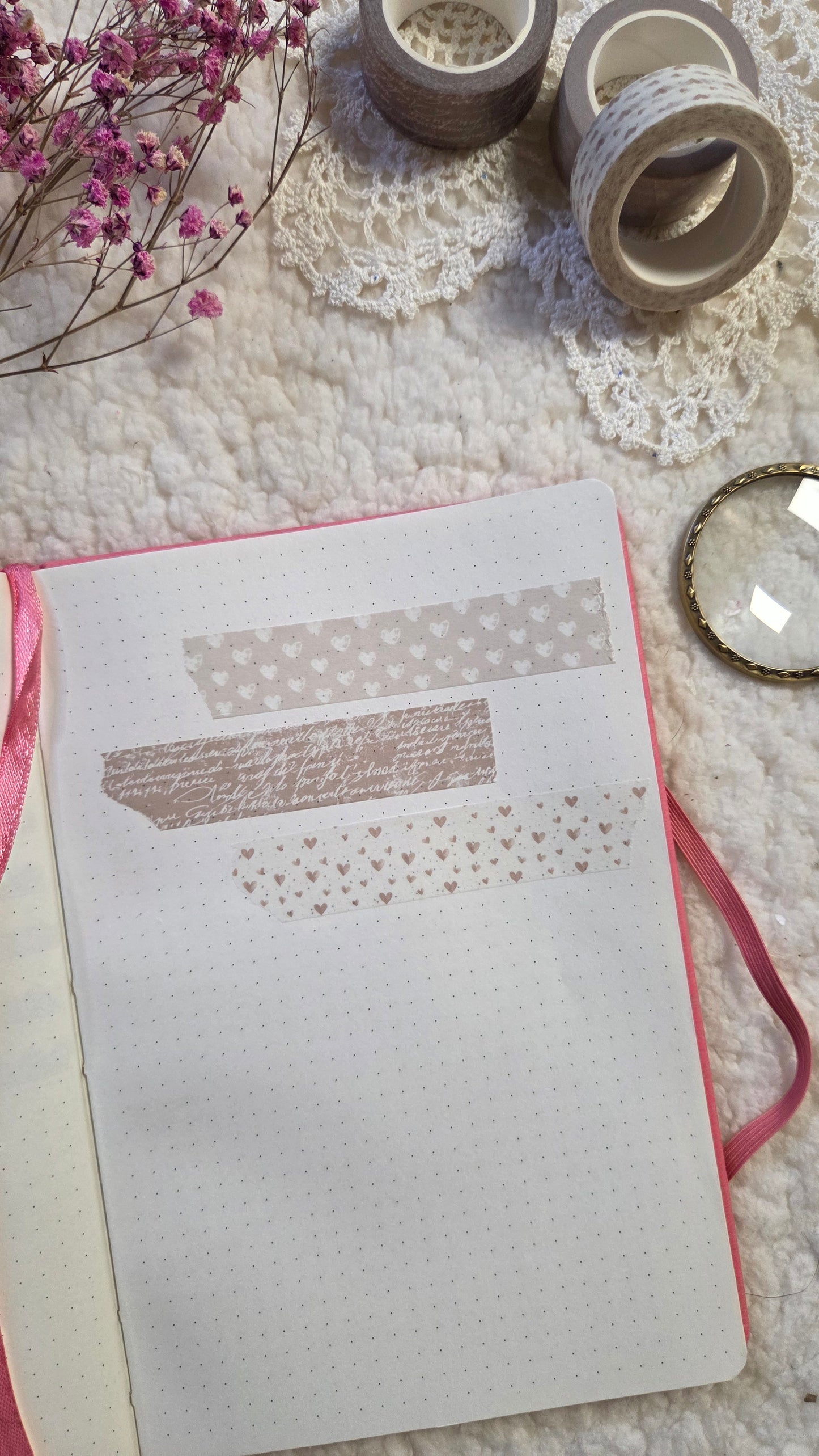 Beige Aesthetic, 2 cm wide - WASHI Tape | Scrapbooking & Journaling