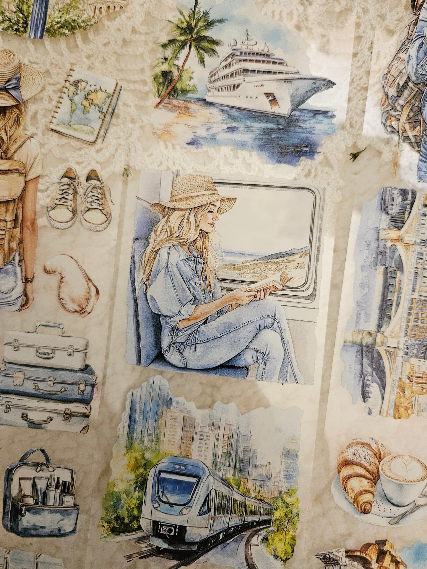 Wander & Wonder, Crystal Ink, PET TAPE, 7 cm wide