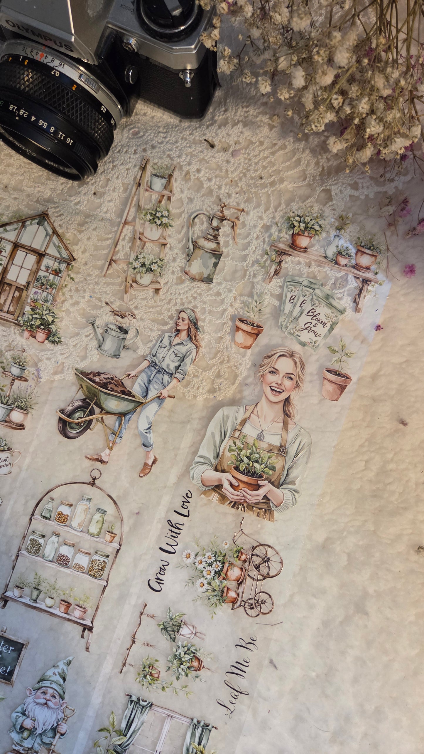 My Little Jungle, Crystal Ink, PET TAPE, 7 cm wide