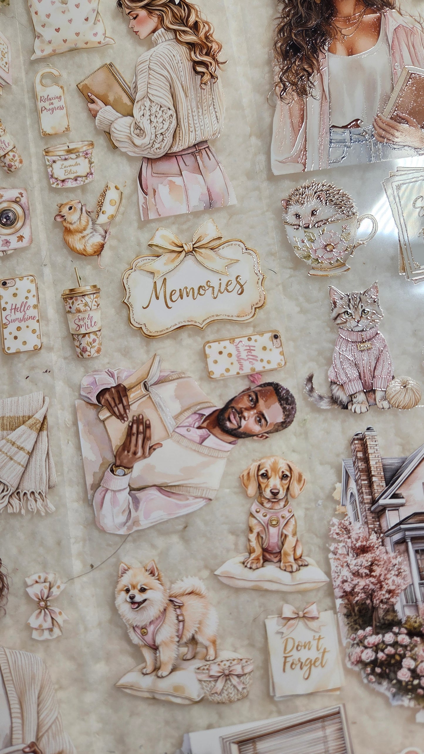 Charming Plans, Crystal Ink, PET TAPE, 7 cm wide