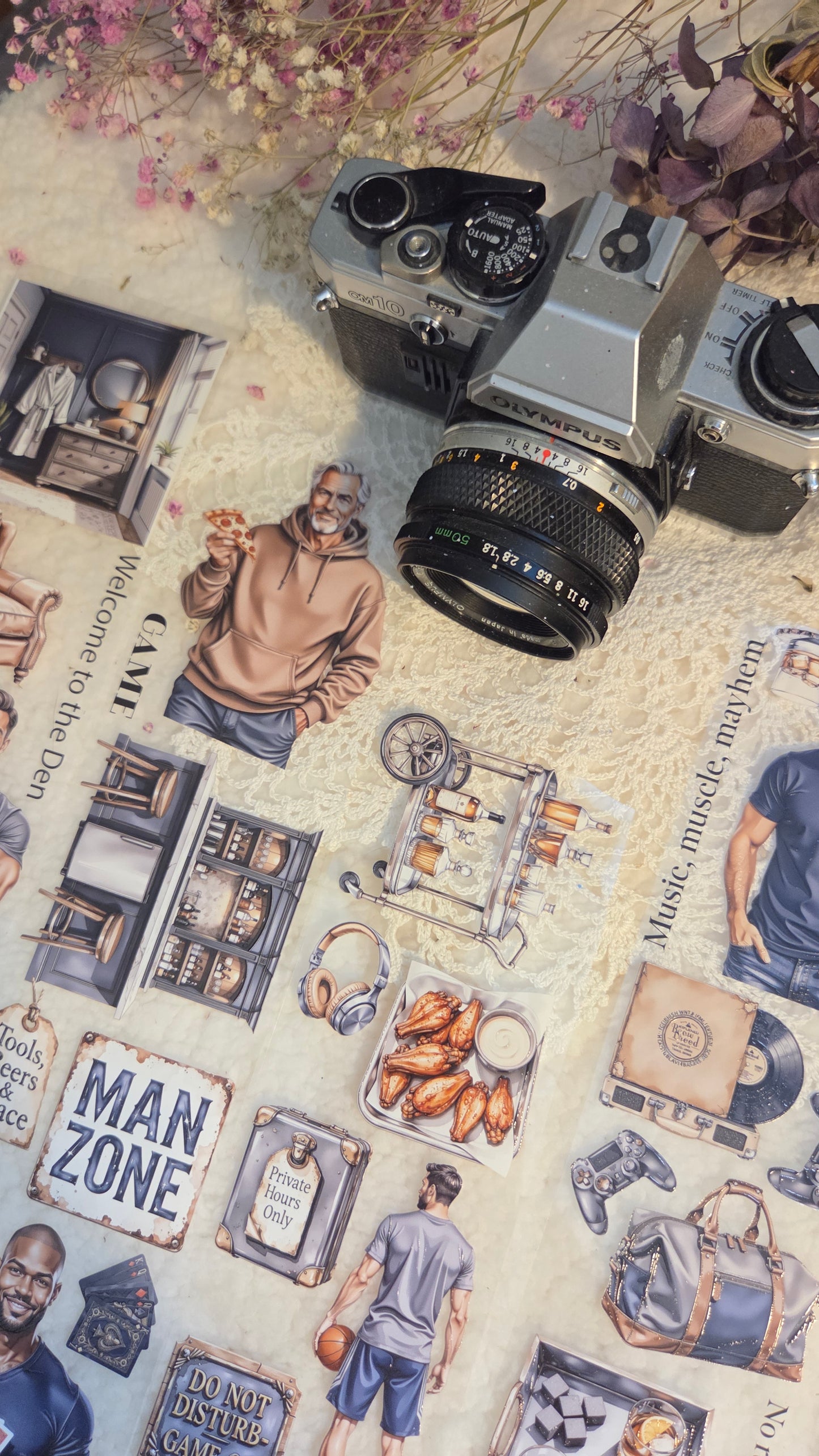 His Chill Zone, Crystal Ink, PET TAPE, 7 cm wide