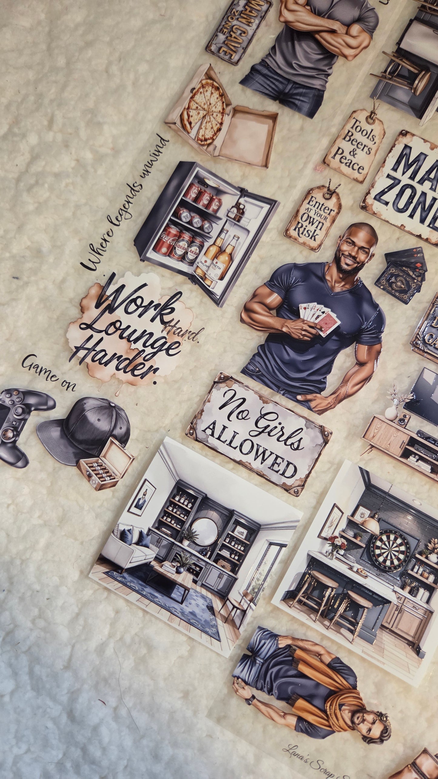 His Chill Zone, Crystal Ink, PET TAPE, 7 cm wide