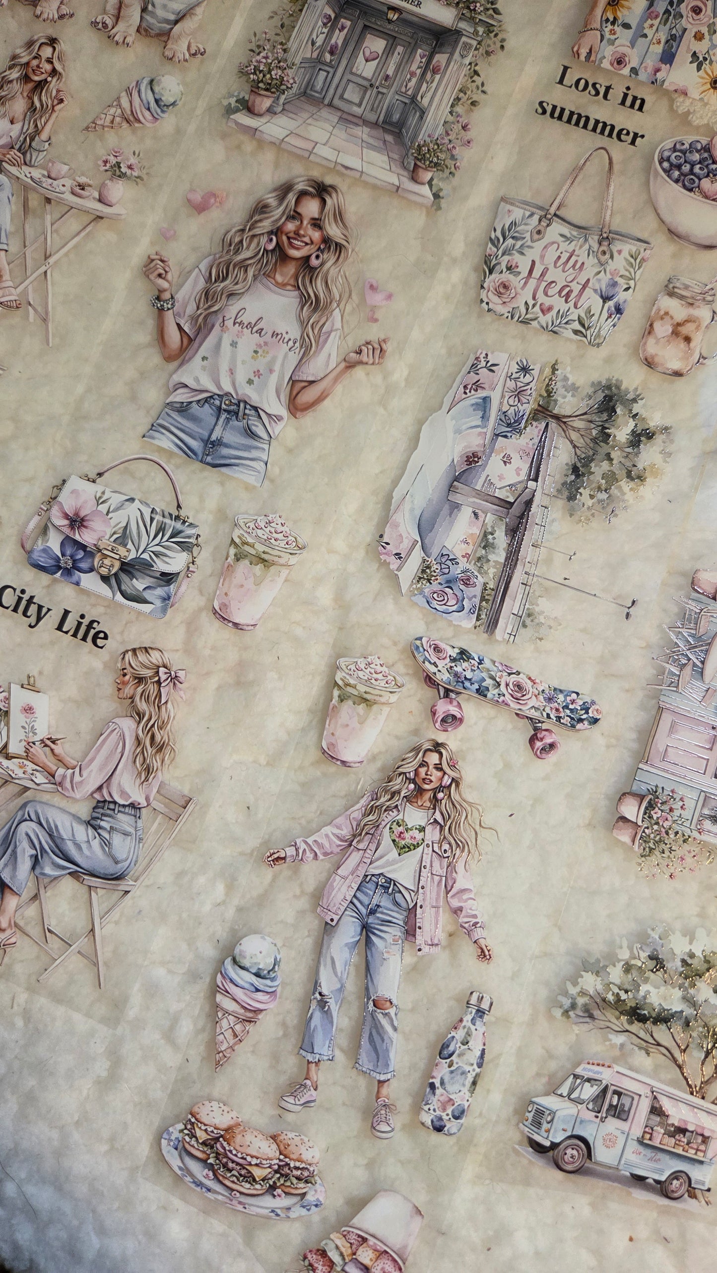 City Heat, Crystal Ink, PET TAPE, 7 cm wide