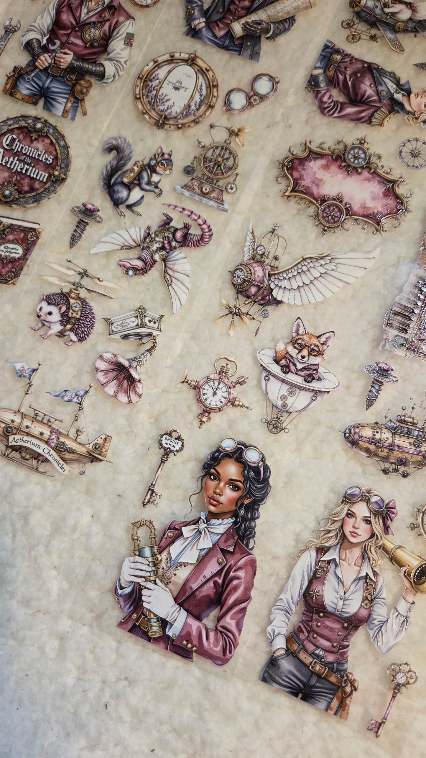 Chronicles of Aetherium, Crystal Ink, PET TAPE, 7 cm wide