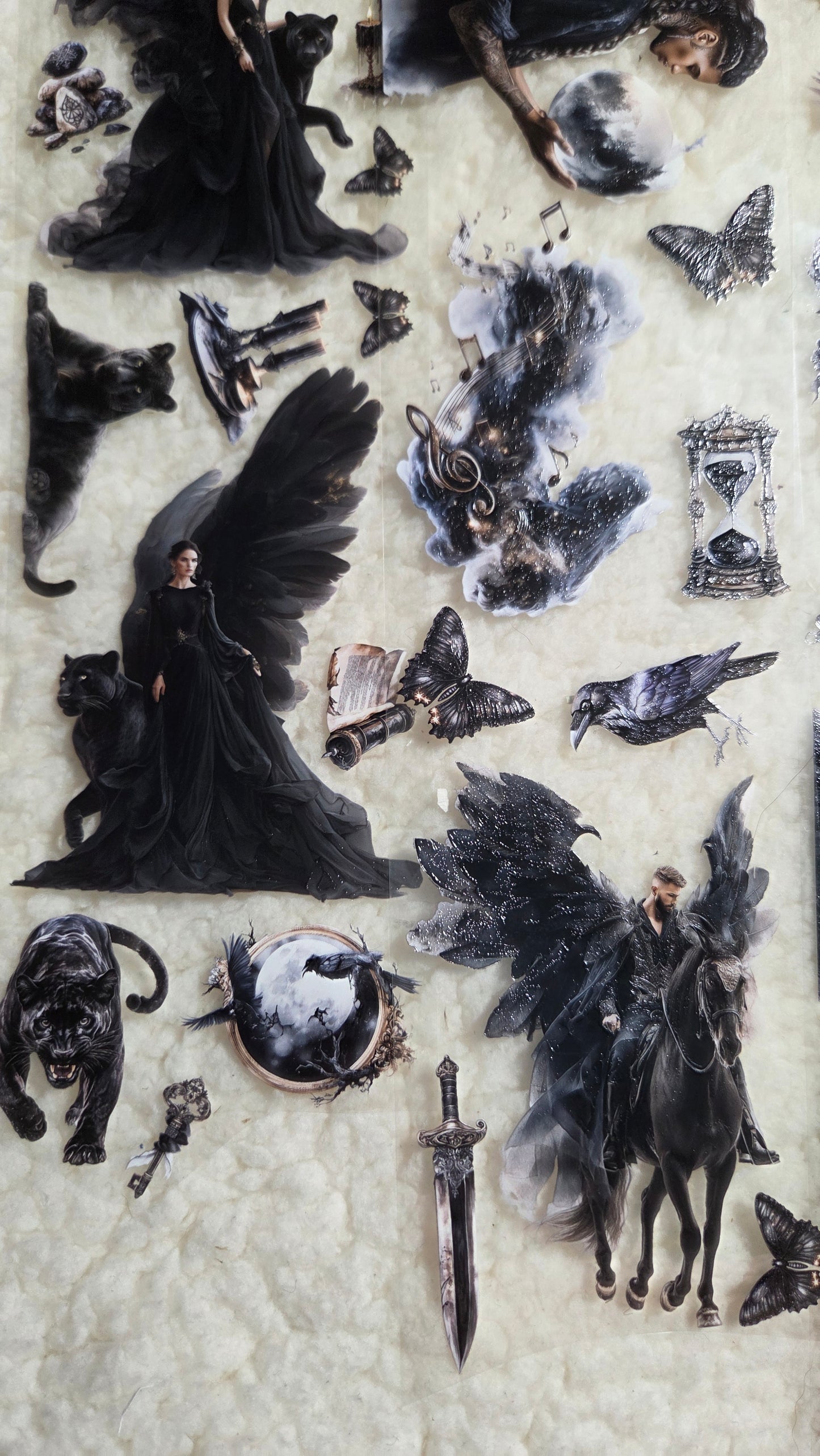 Requiem of Shadows, Crystal Ink, PET TAPE,8 cm wide