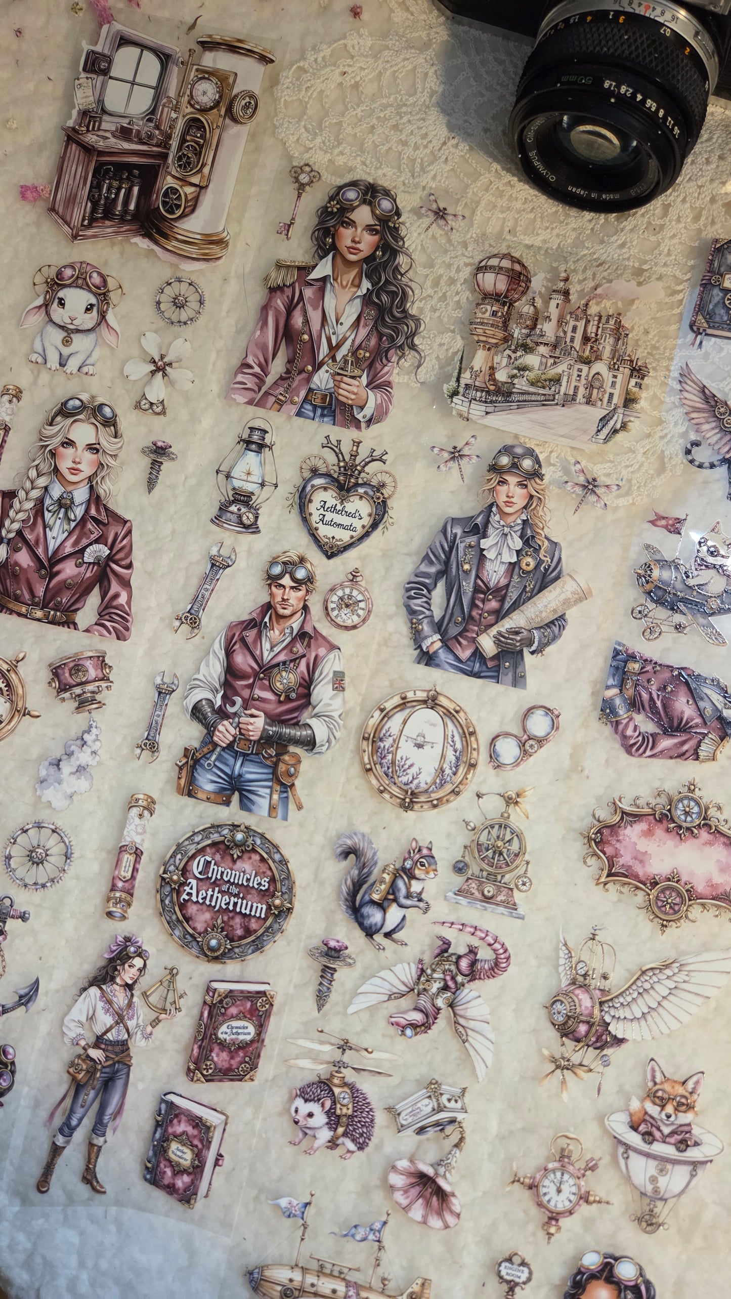 Chronicles of Aetherium, Crystal Ink, PET TAPE, 7 cm wide