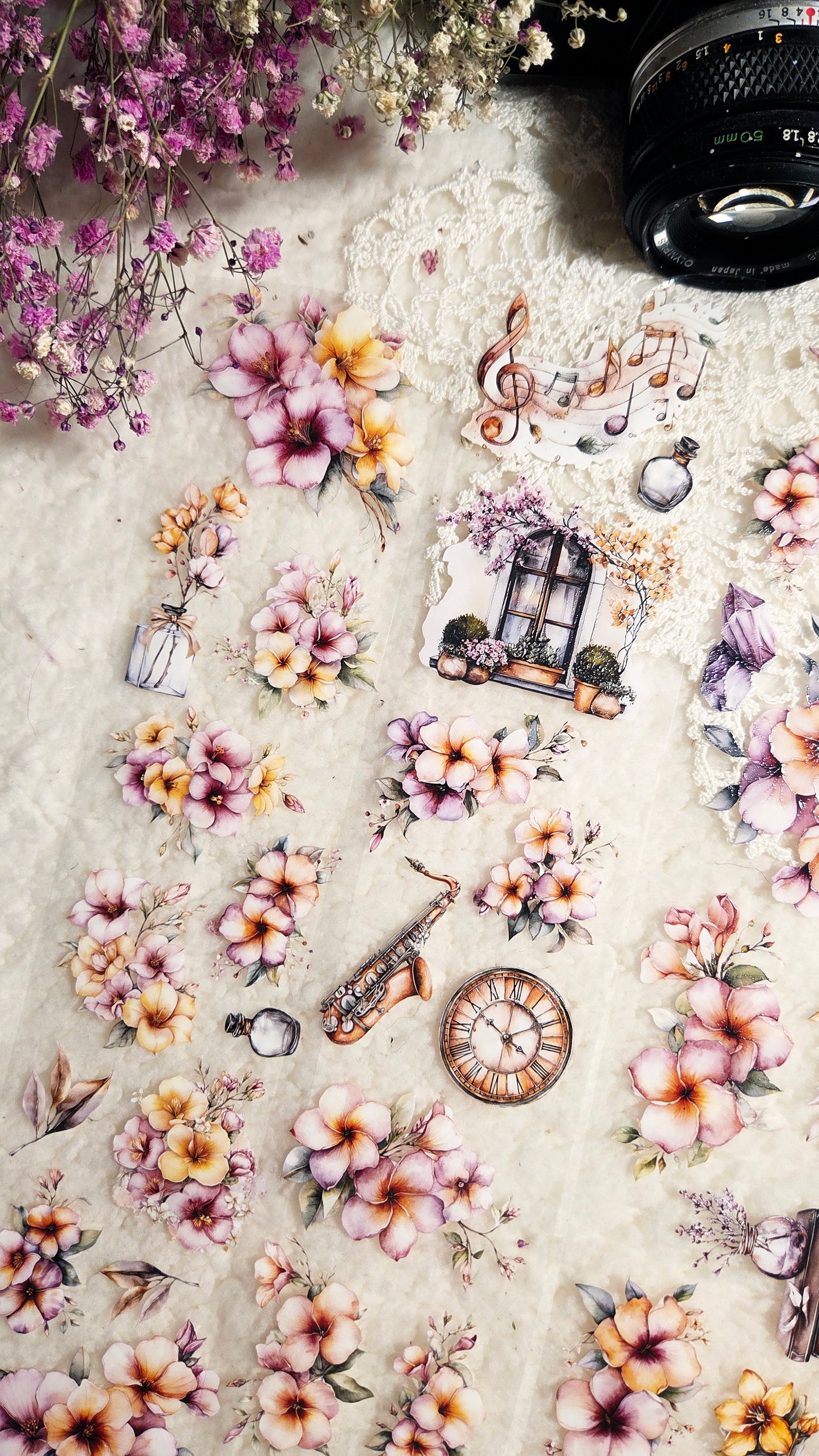 Too Pretty To Pass, Crystal Ink, PET TAPE, 6,5 cm wide