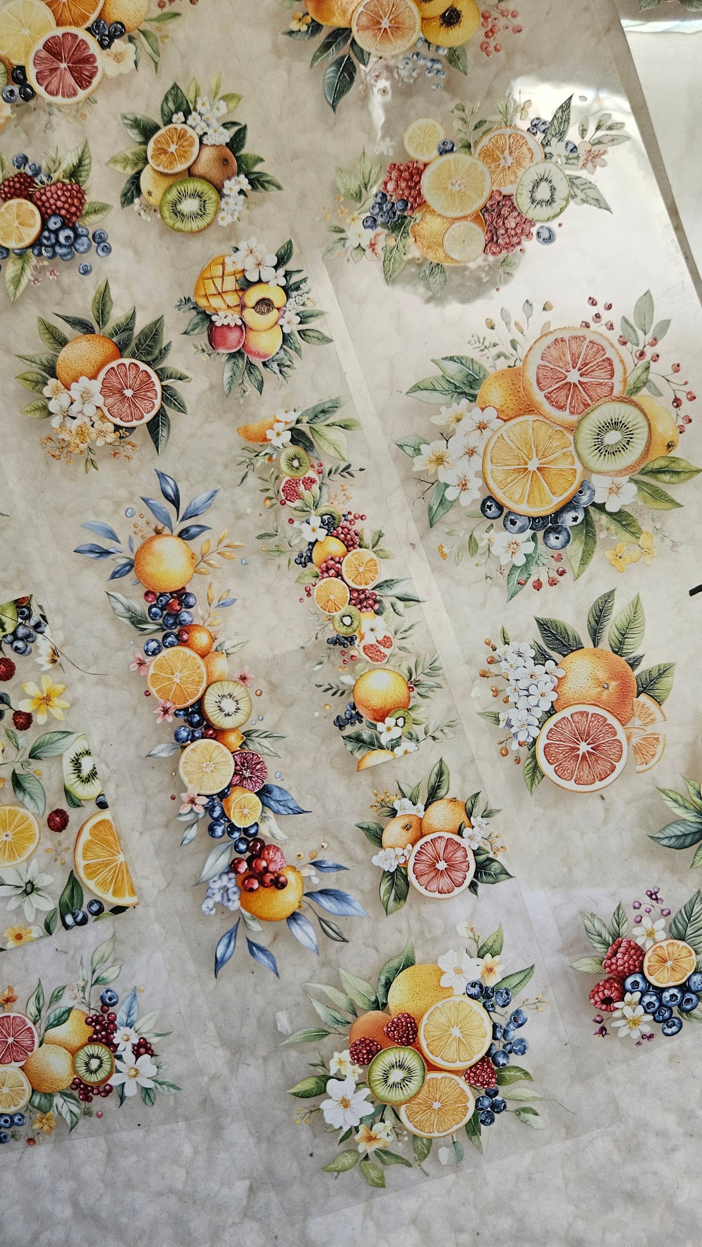 Tutti Frutti, Crystal Ink, PET TAPE, 6.5 cm wide