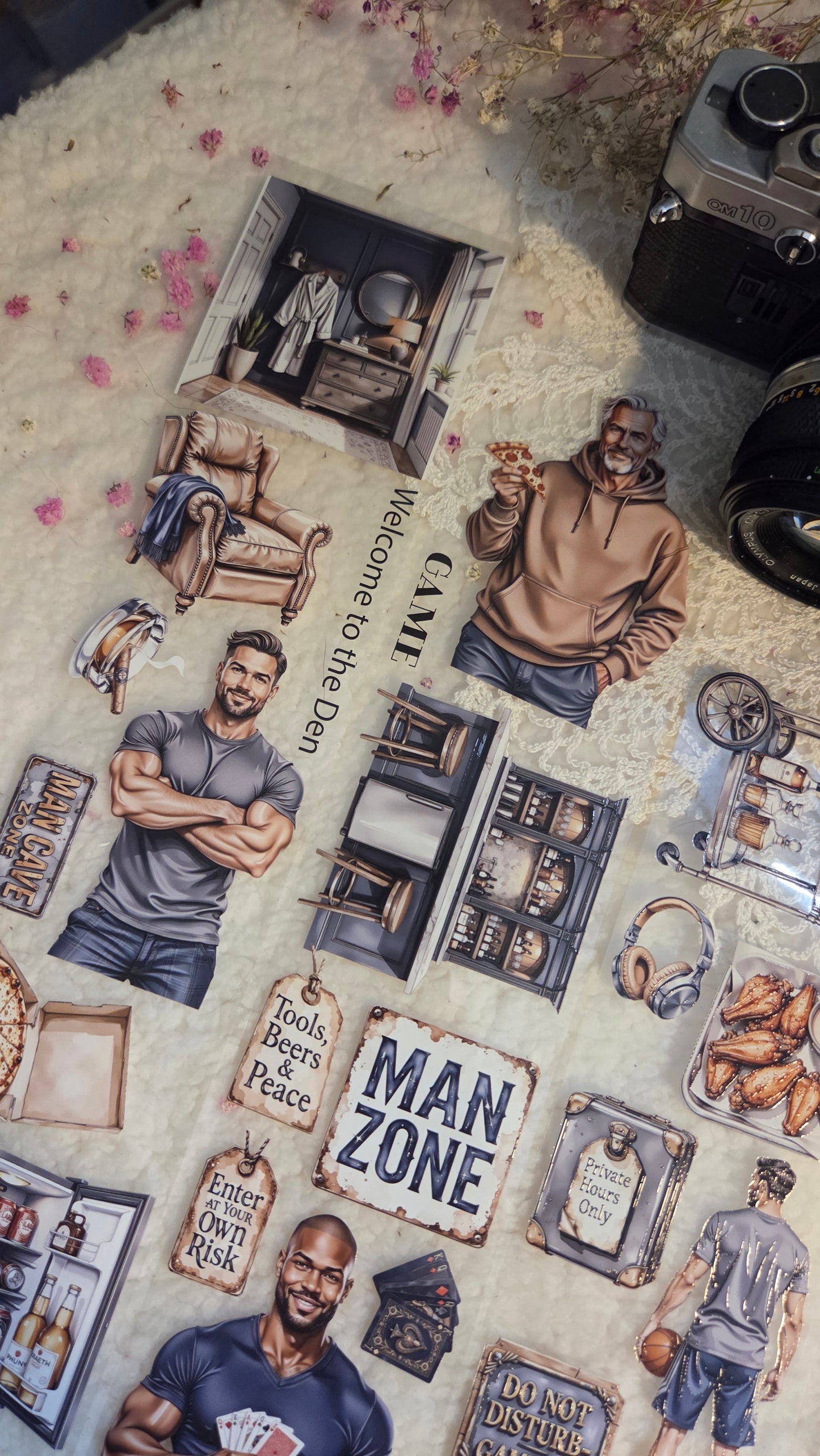 His Chill Zone, Crystal Ink, PET TAPE, 7 cm wide