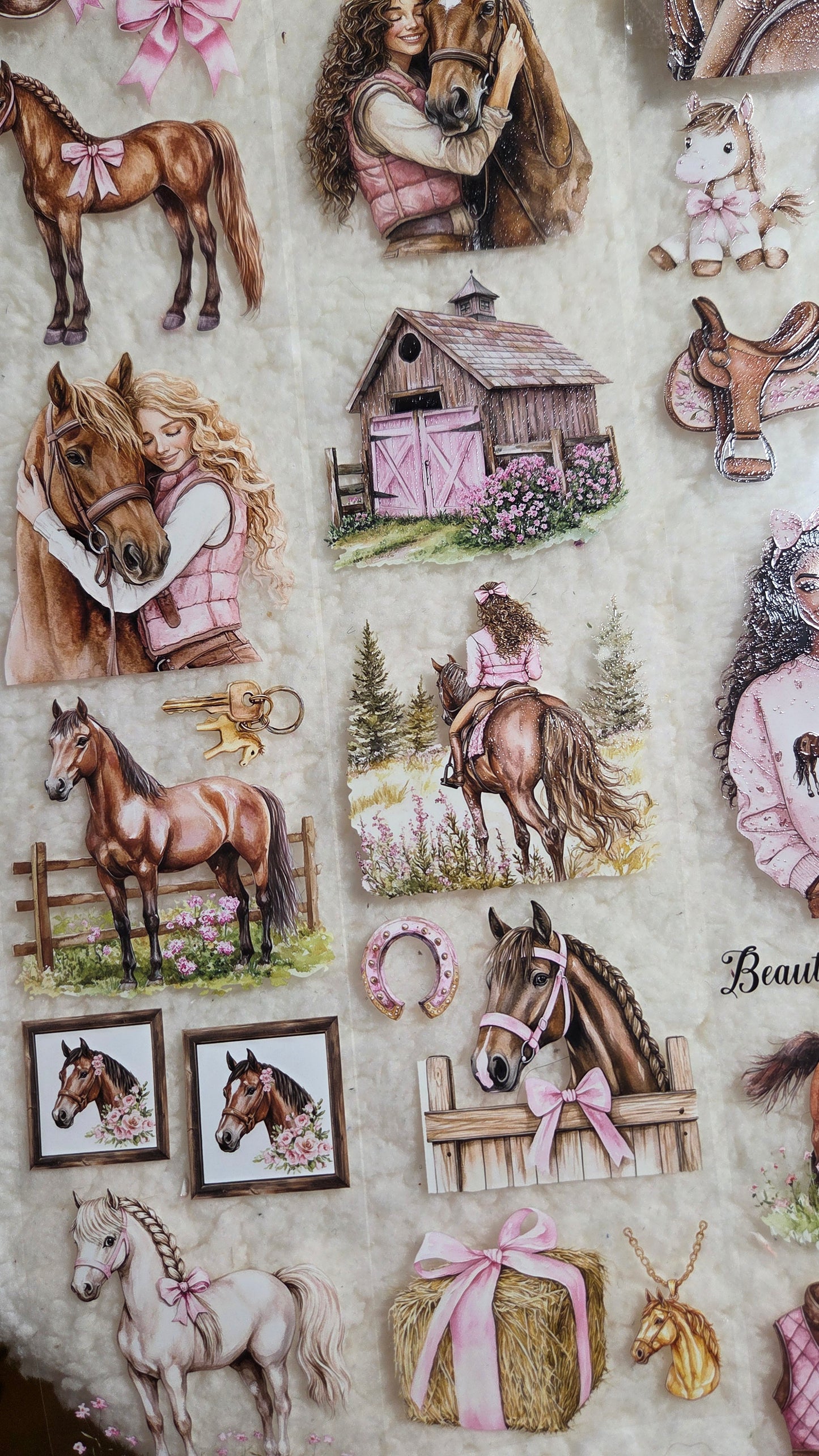 Galloping Heart Tales, Crystal Ink, PET TAPE, 7 cm wide