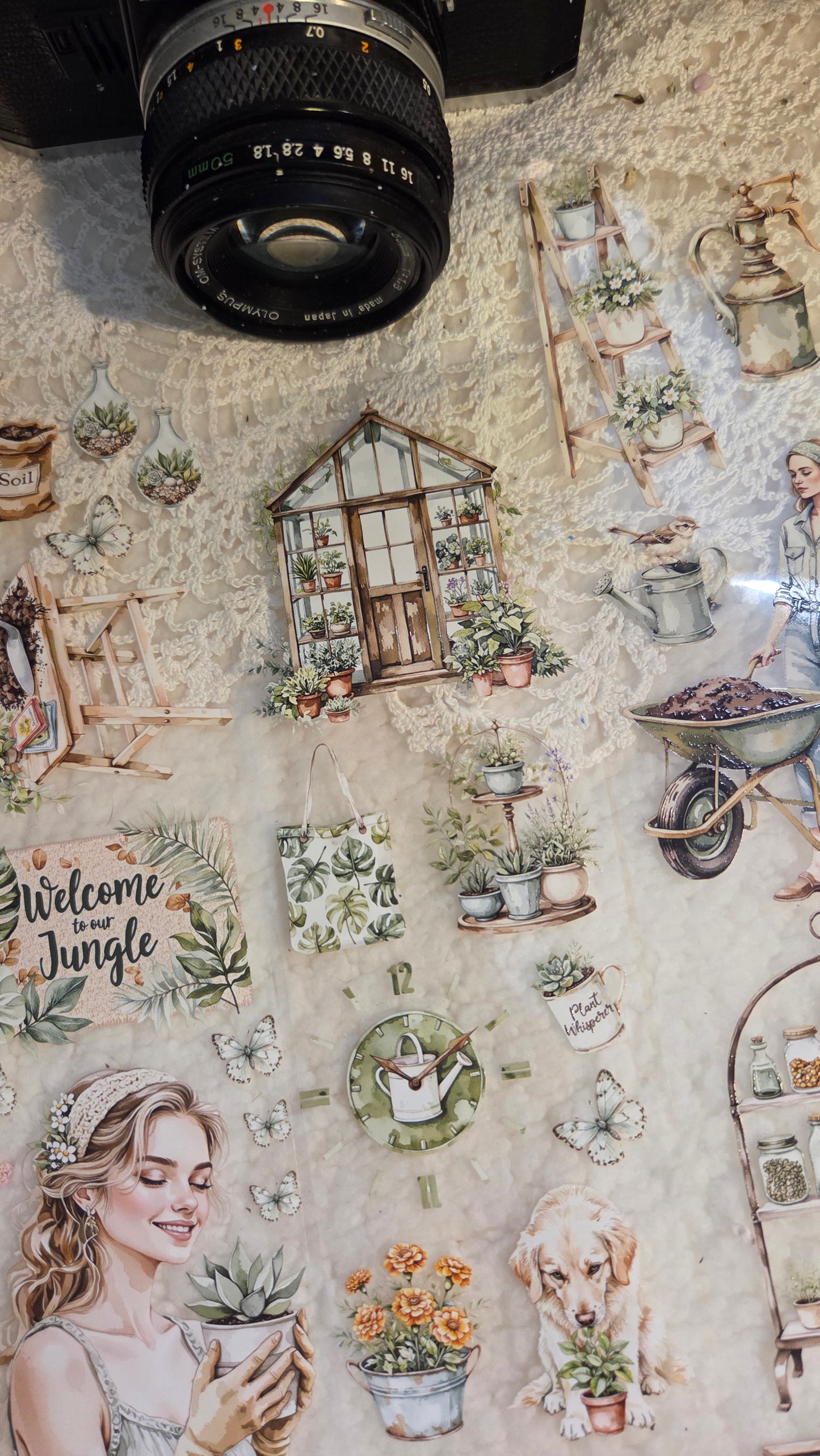 My Little Jungle, Crystal Ink, PET TAPE, 7 cm wide