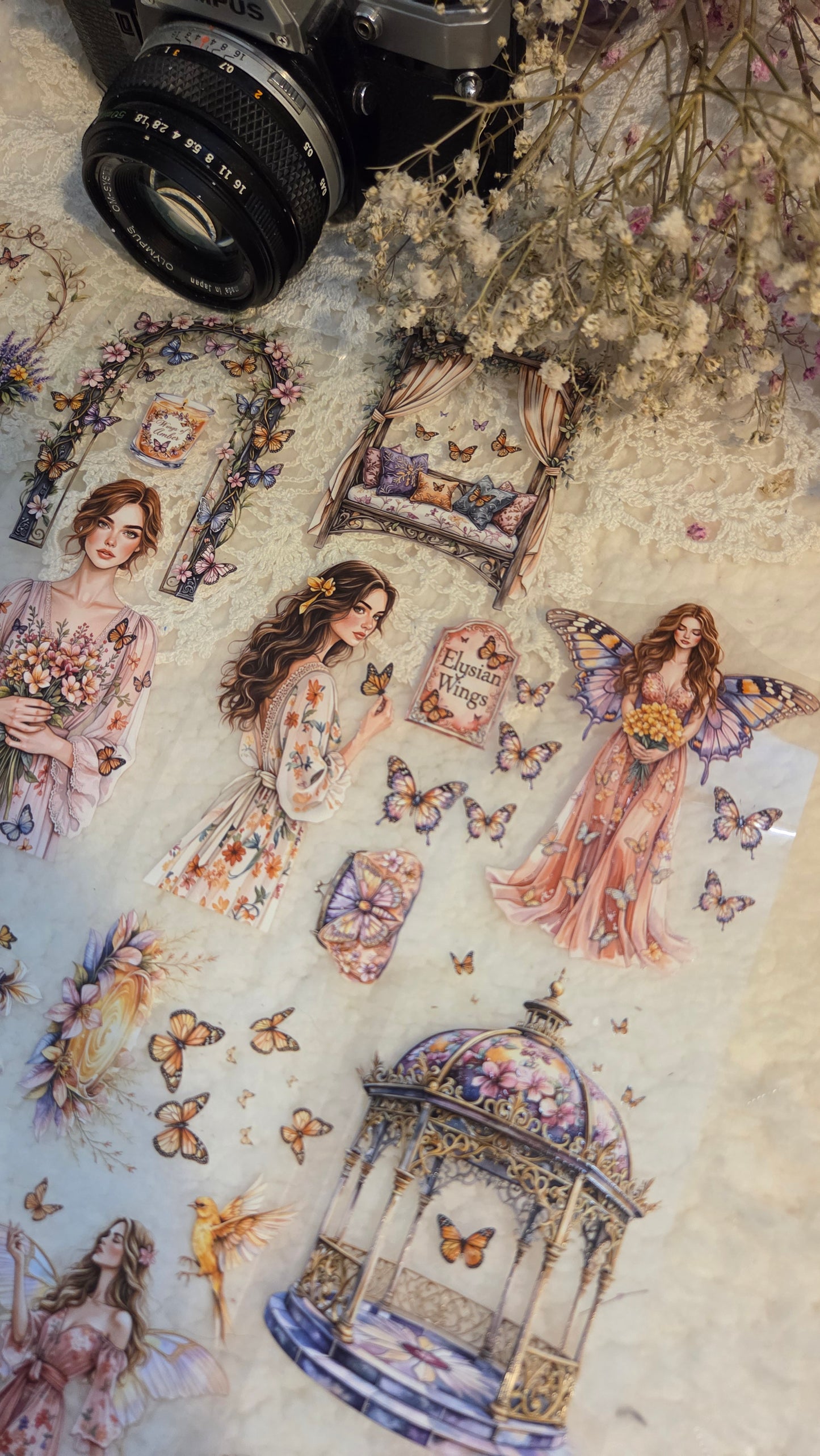 The Walts of Thousands Wings, Crystal Ink, PET TAPE, 7 cm wide