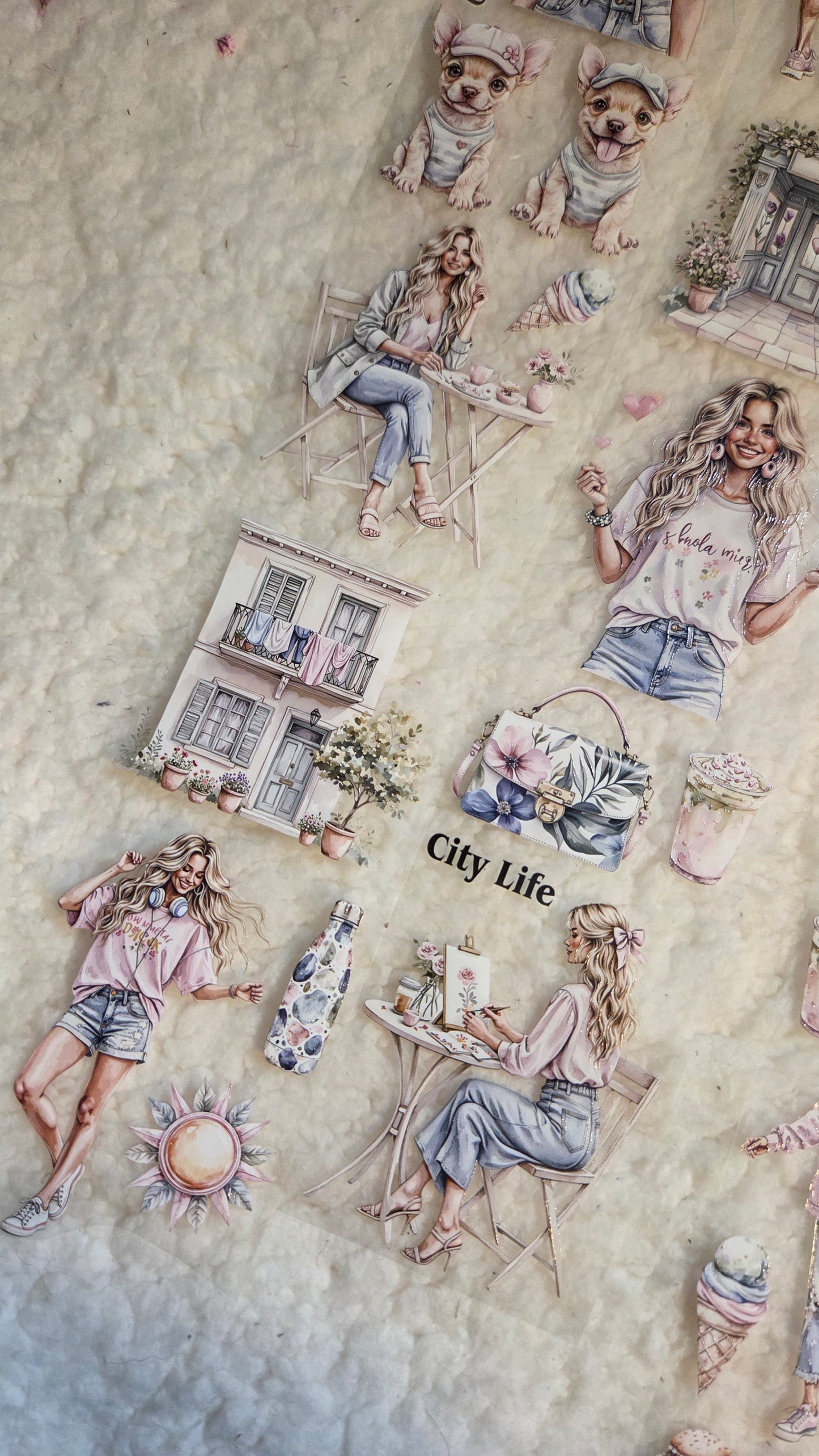 City Heat, Crystal Ink, PET TAPE, 7 cm wide