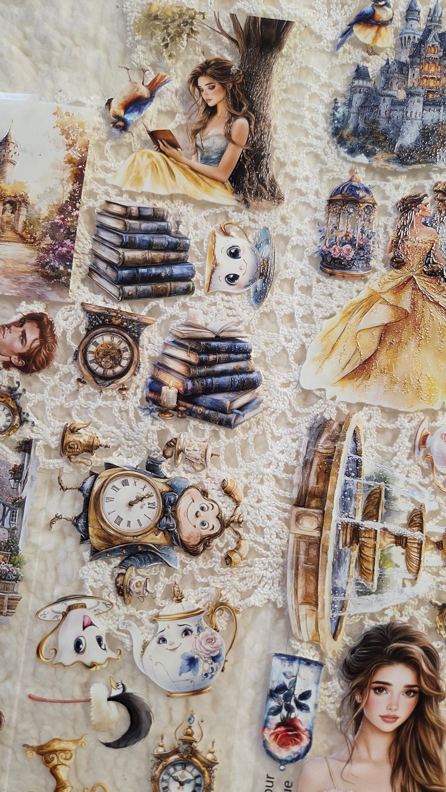Beauty and the Beast, Crystal Ink, PET TAPE, 7 cm wide