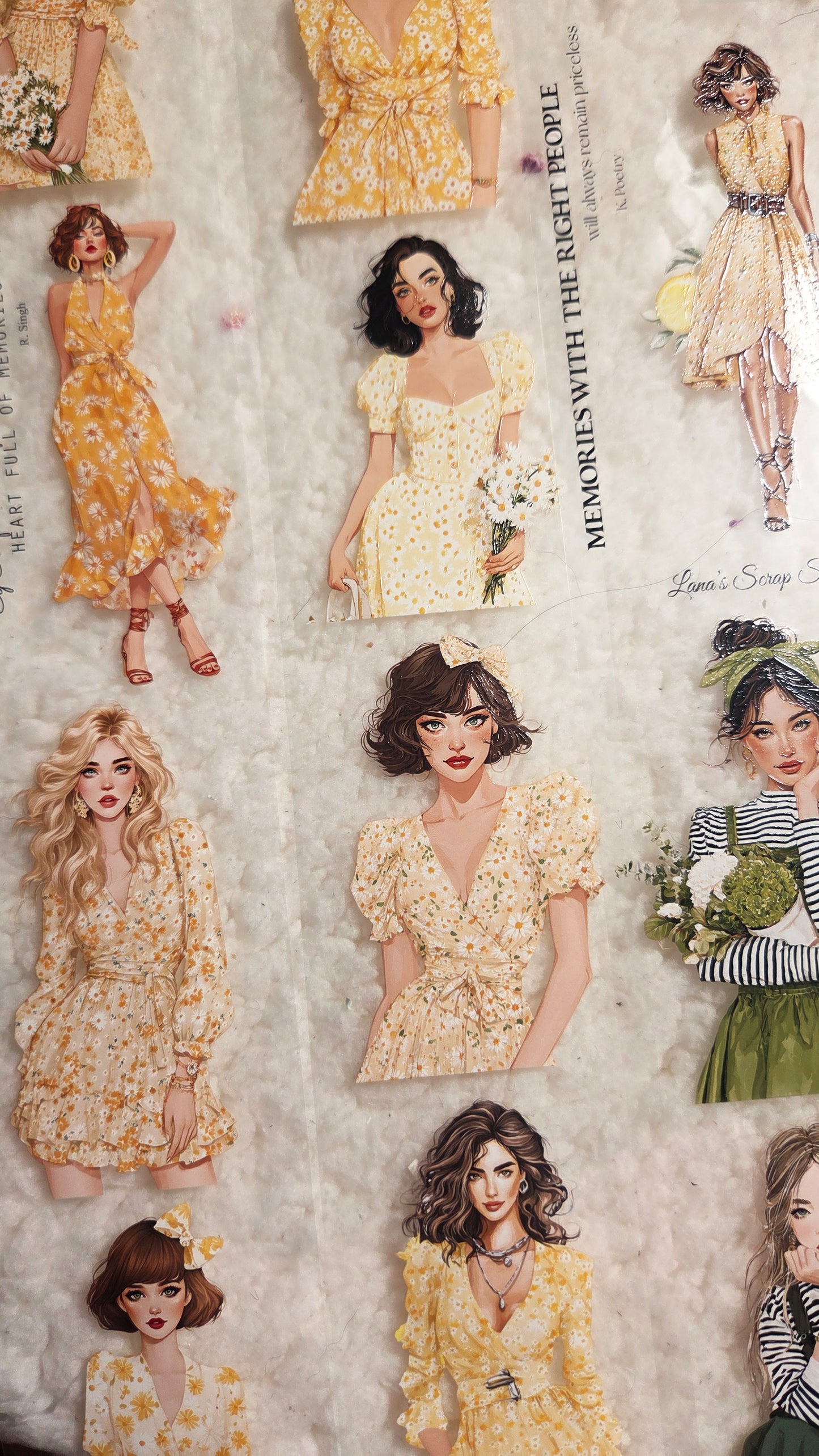 The Yellow Green Days, Crystal Ink, PET TAPE, 6 cm wide