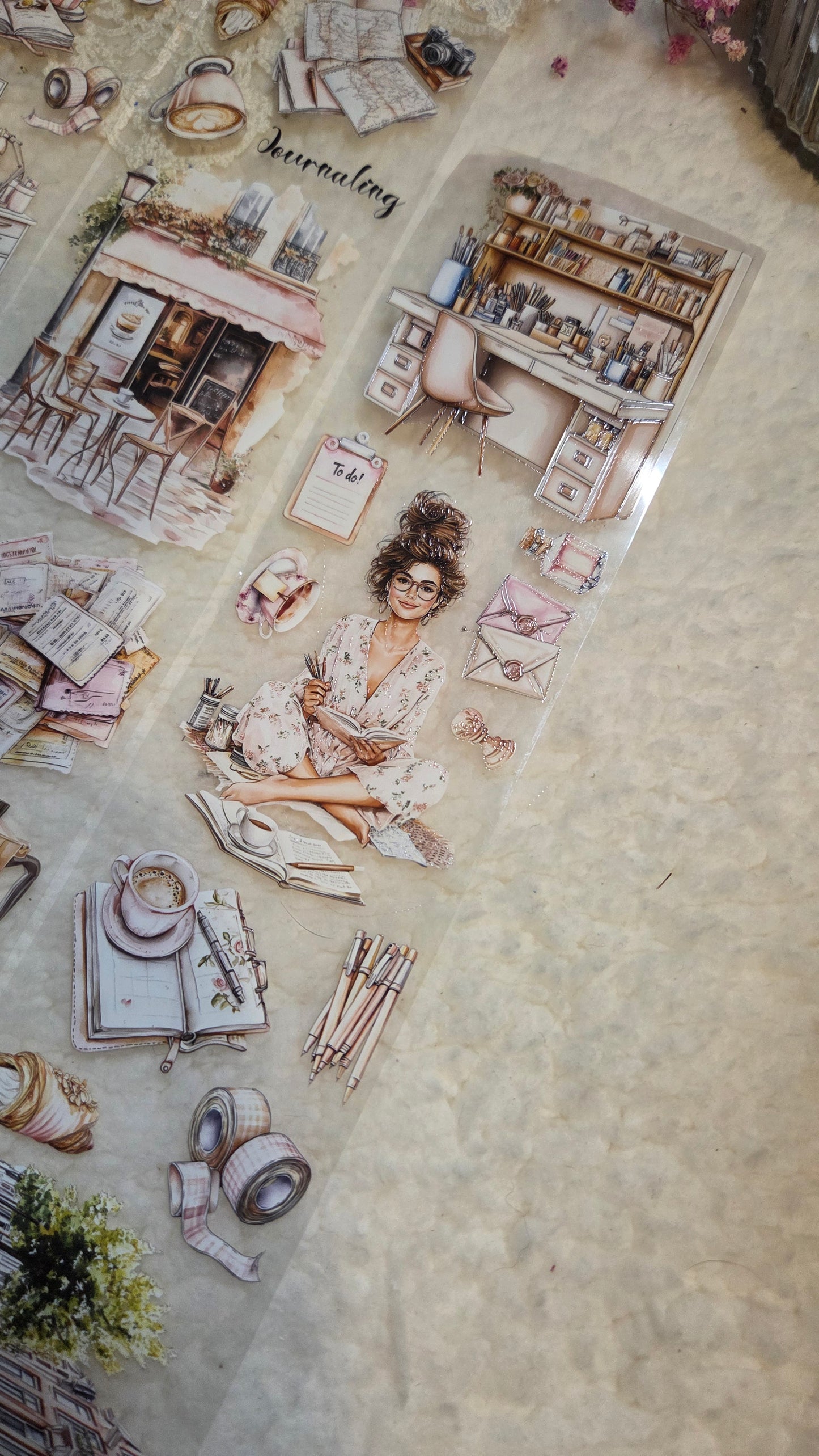 My Journaling Joy, Crystal Ink, PET TAPE, 7 cm wide