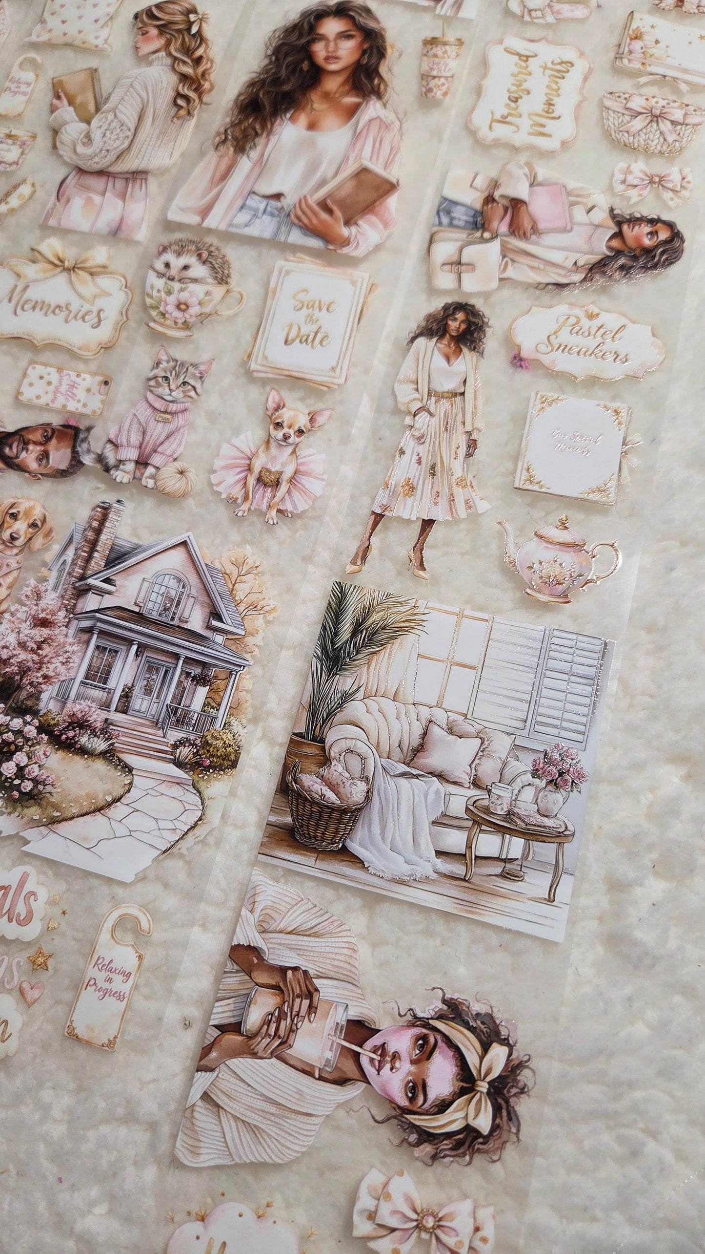 Charming Plans, Crystal Ink, PET TAPE, 7 cm wide