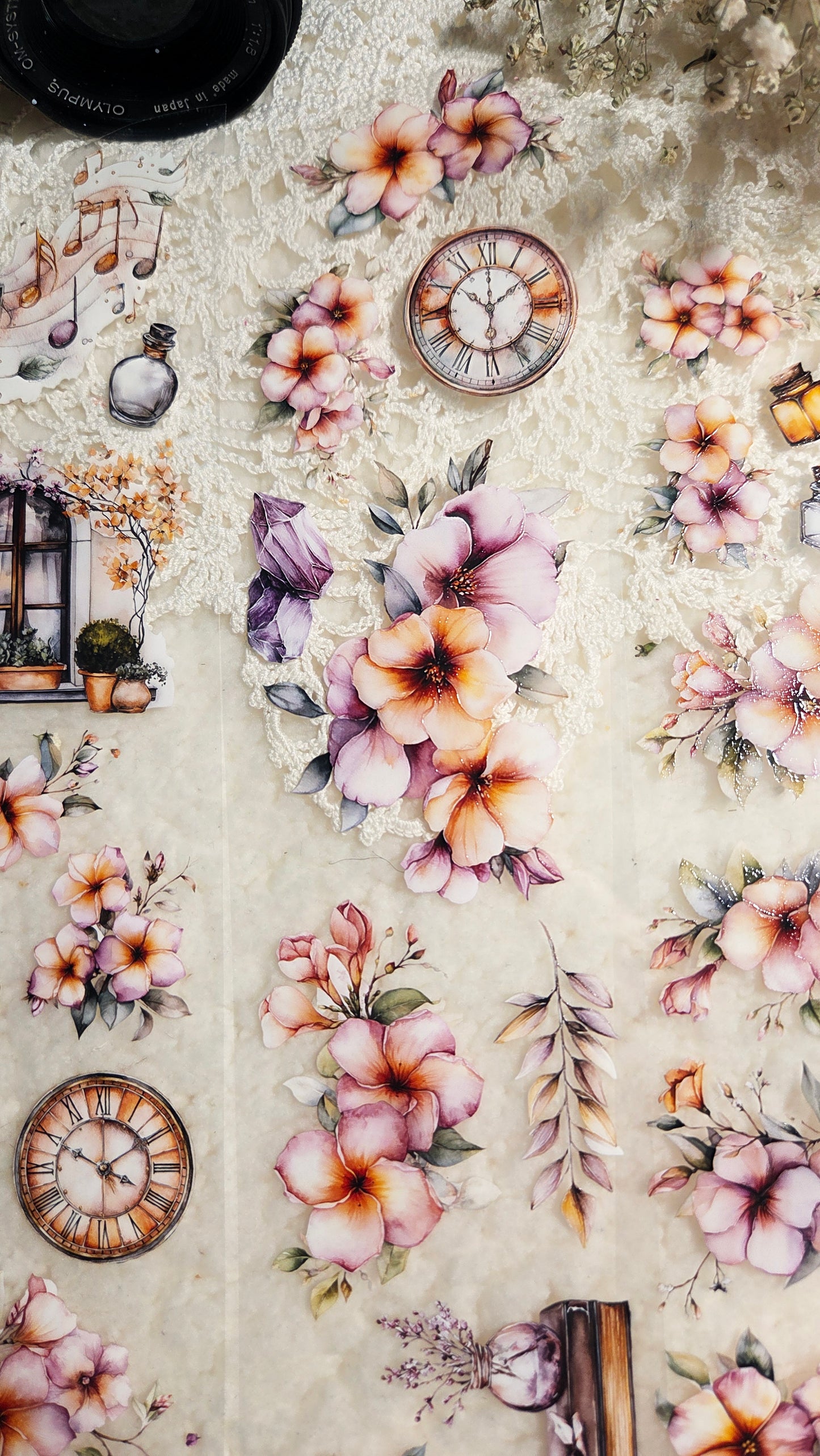 Too Pretty To Pass, Crystal Ink, PET TAPE, 6,5 cm wide