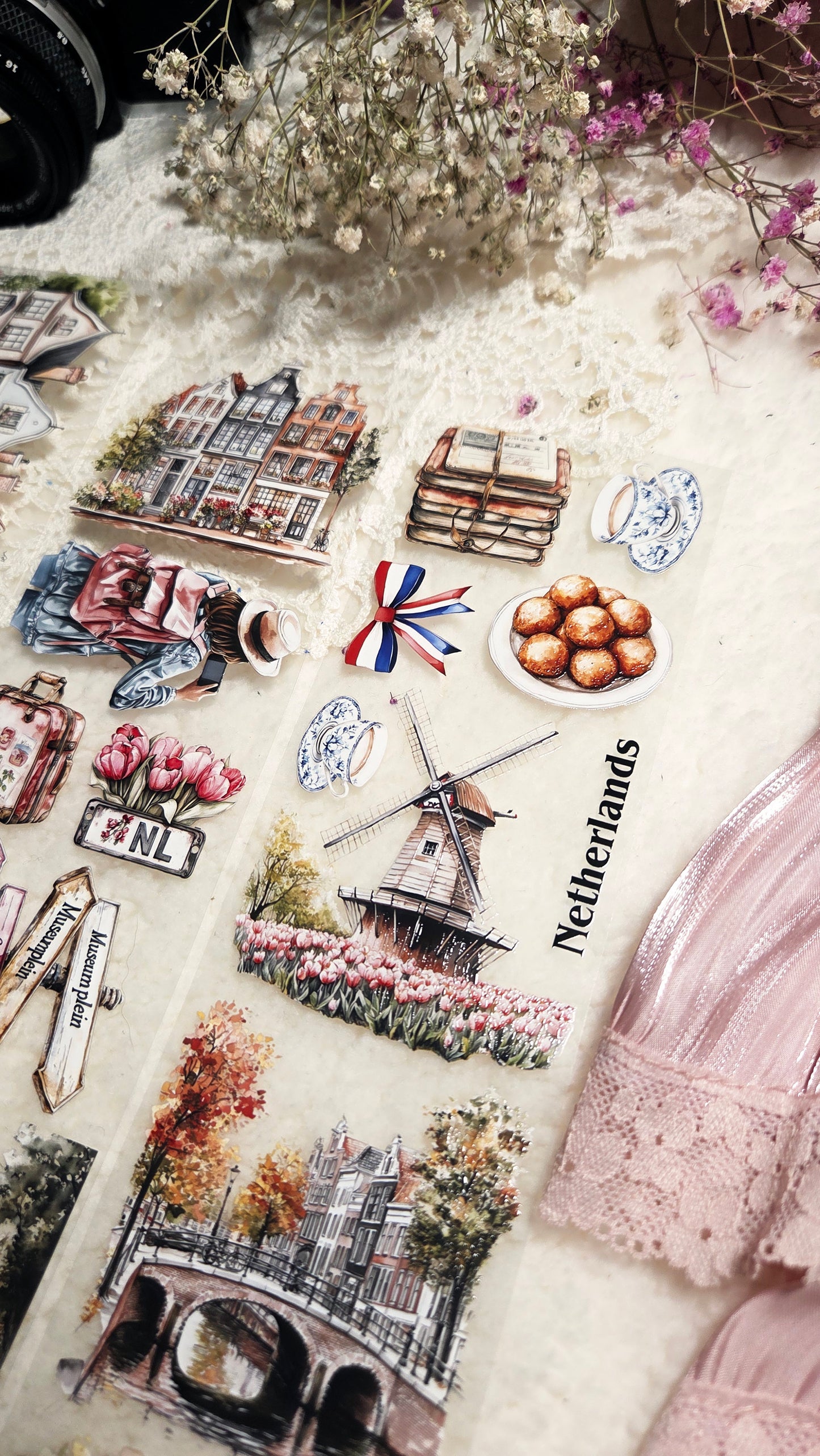 Slow Days in the Netherlands, Crystal Ink, PET TAPE, 7 cm wide