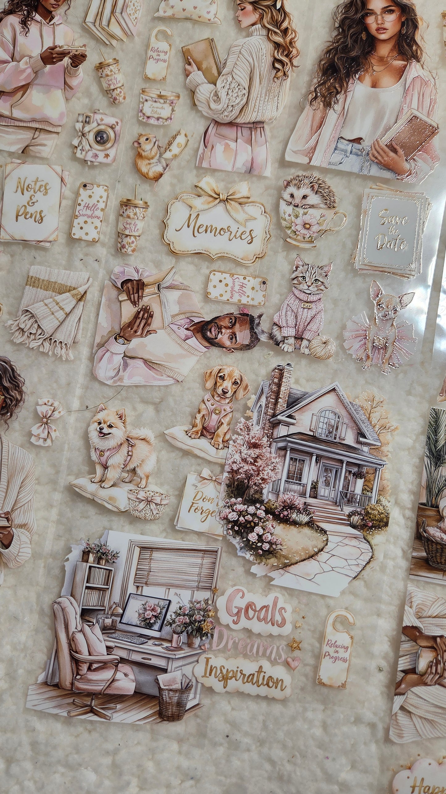 Charming Plans, Crystal Ink, PET TAPE, 7 cm wide