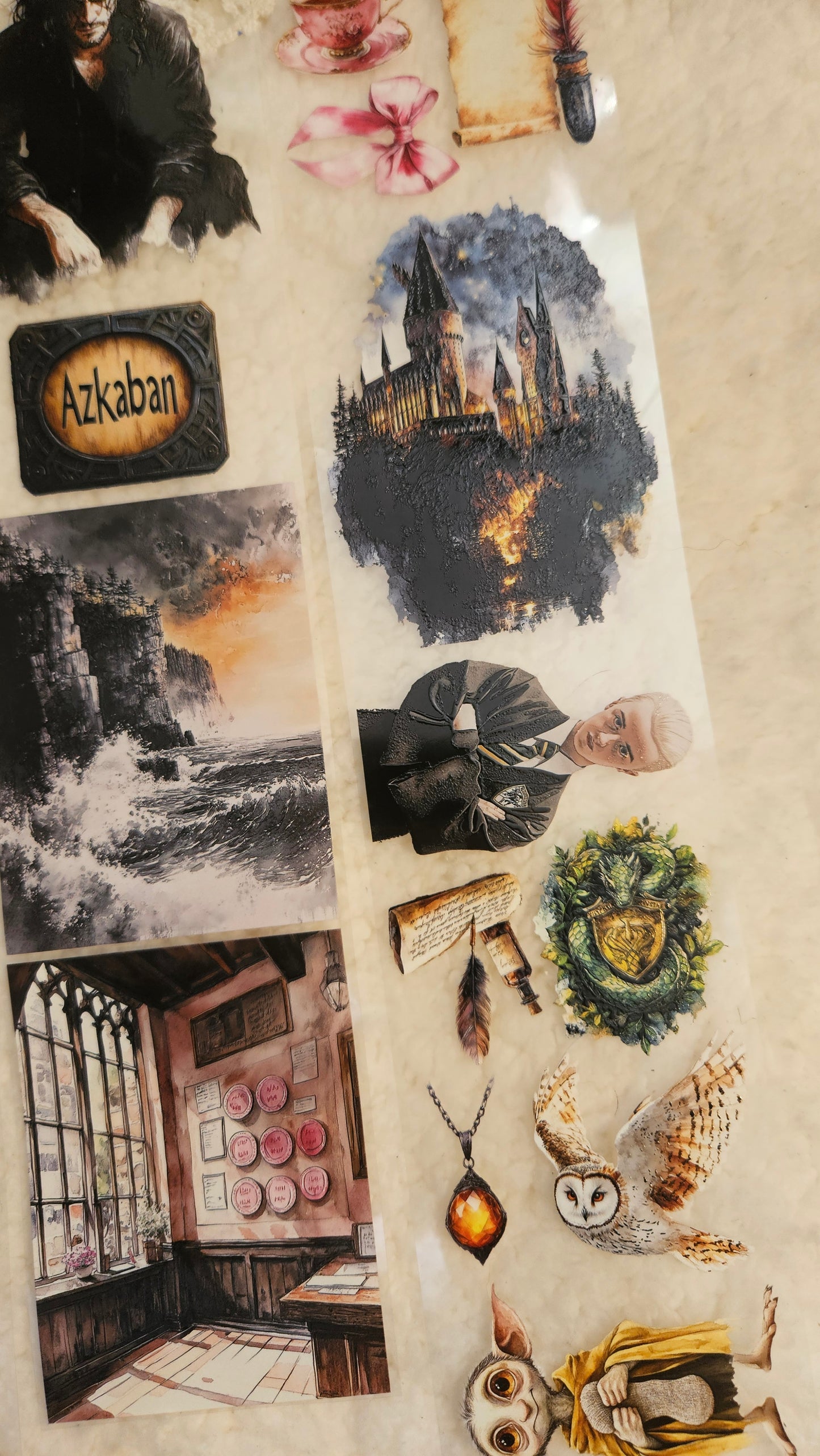Dark Characters from Harry Potter, Crystal Ink, PET TAPE, 7 cm wide