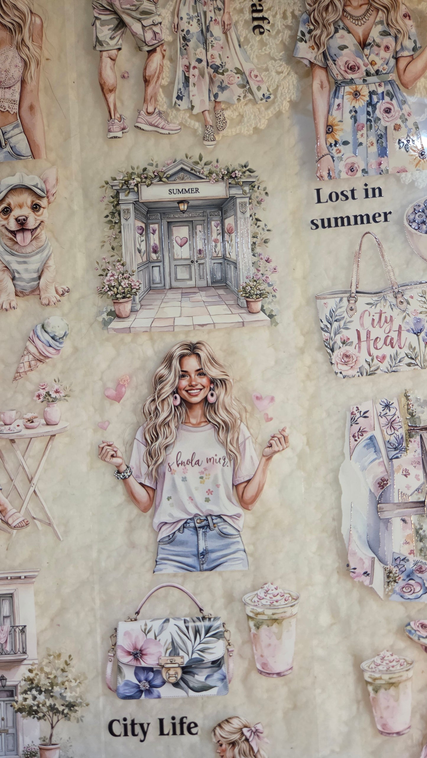 City Heat, Crystal Ink, PET TAPE, 7 cm wide