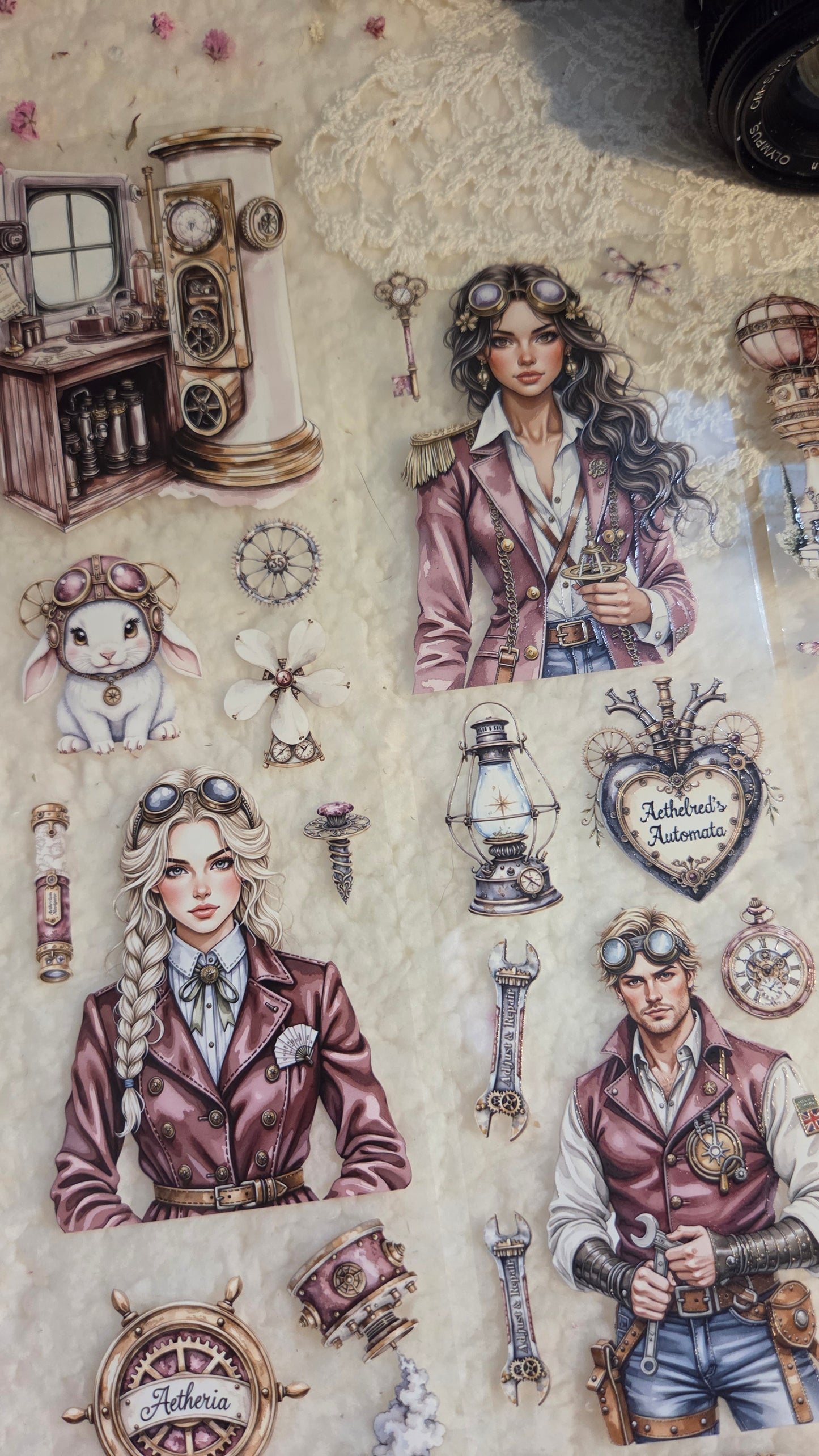 Chronicles of Aetherium, Crystal Ink, PET TAPE, 7 cm wide